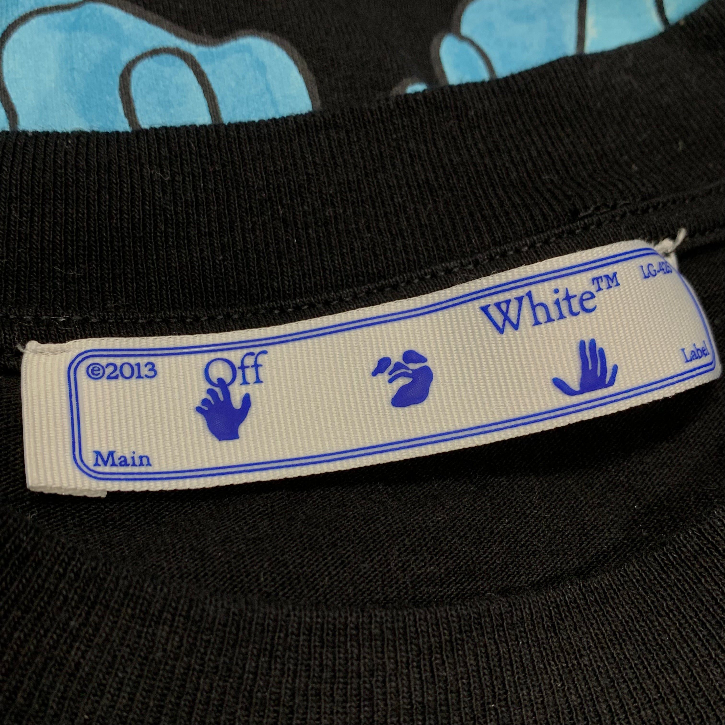 Off White Small Tee Marker Arrows Black T-Shirt Virgil Abloh