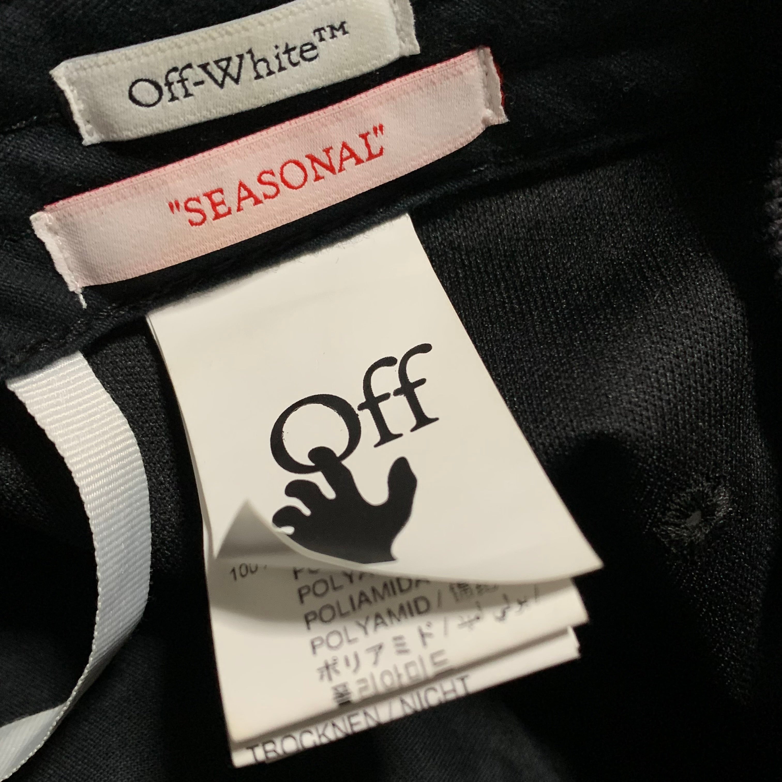 Off White Cap Arrows Off Graphic Black Baseball Hat Virgil Abloh