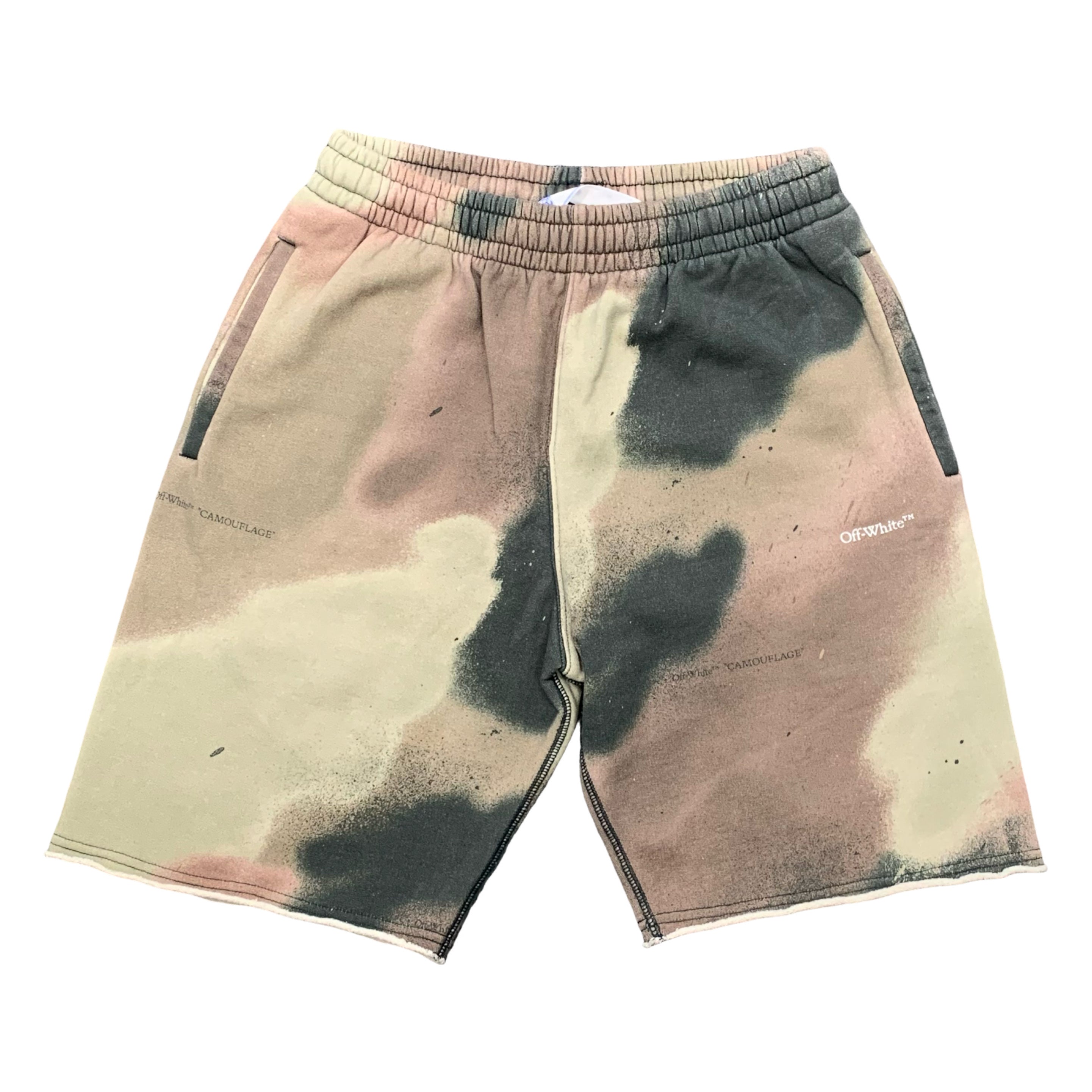 Off White Small Shorts Arrows Camouflage Camo Bottoms Virgil Abloh