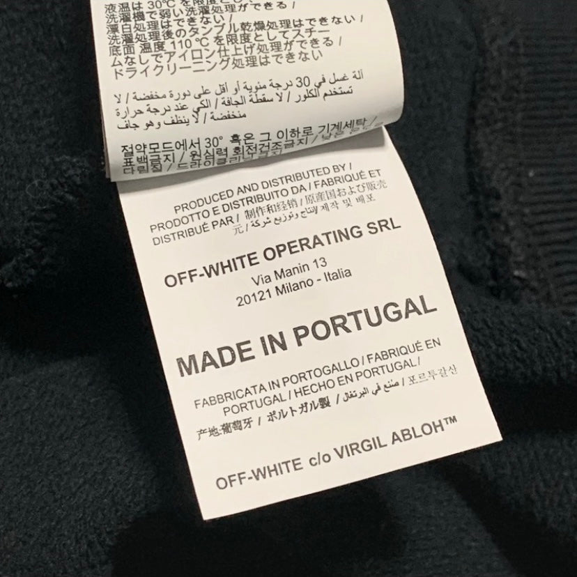 Off White XXS Mariana Silva Painting Black Sweatshirt Crewneck Virgil Abloh