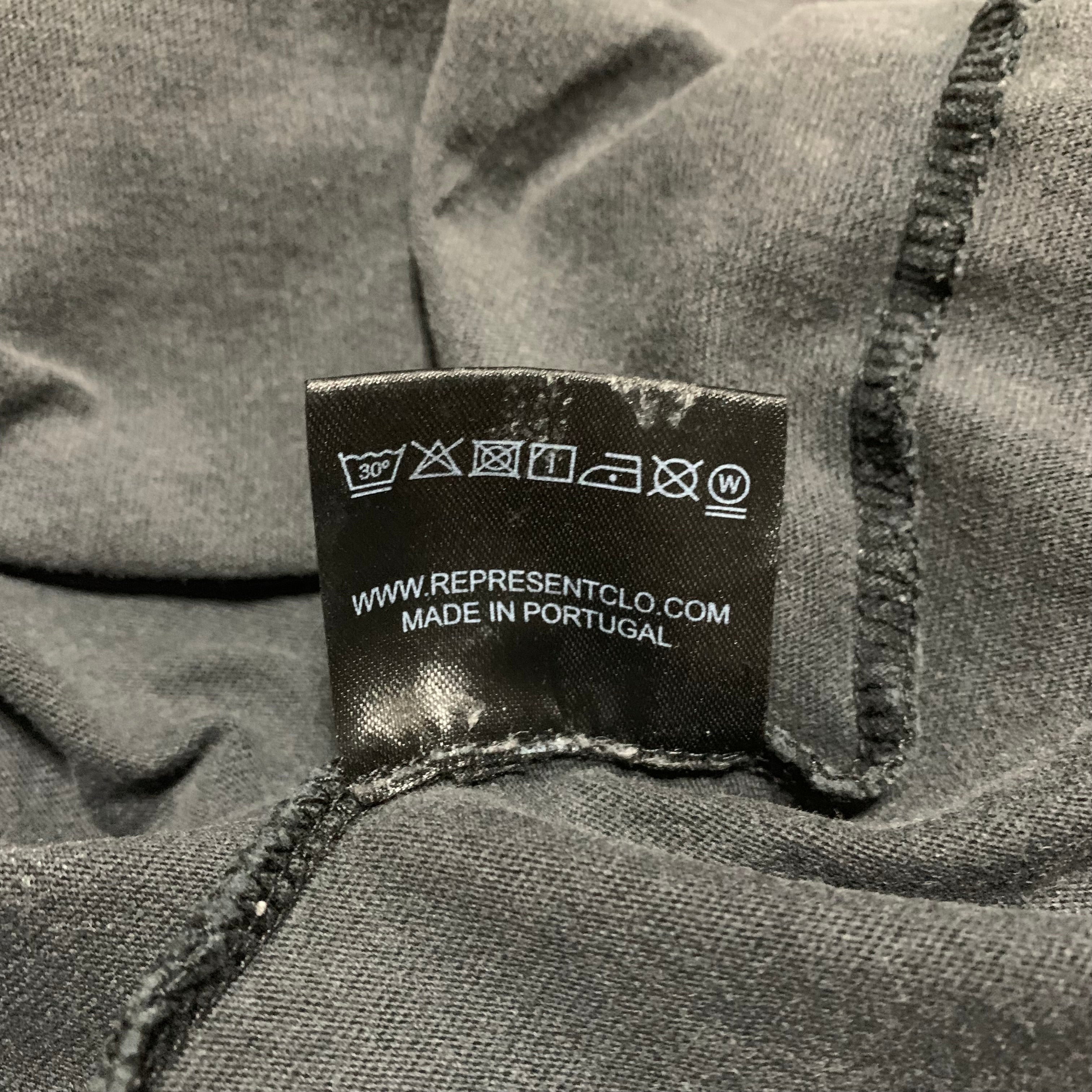 Represent Medium Angels Academy Vintage Grey Tee