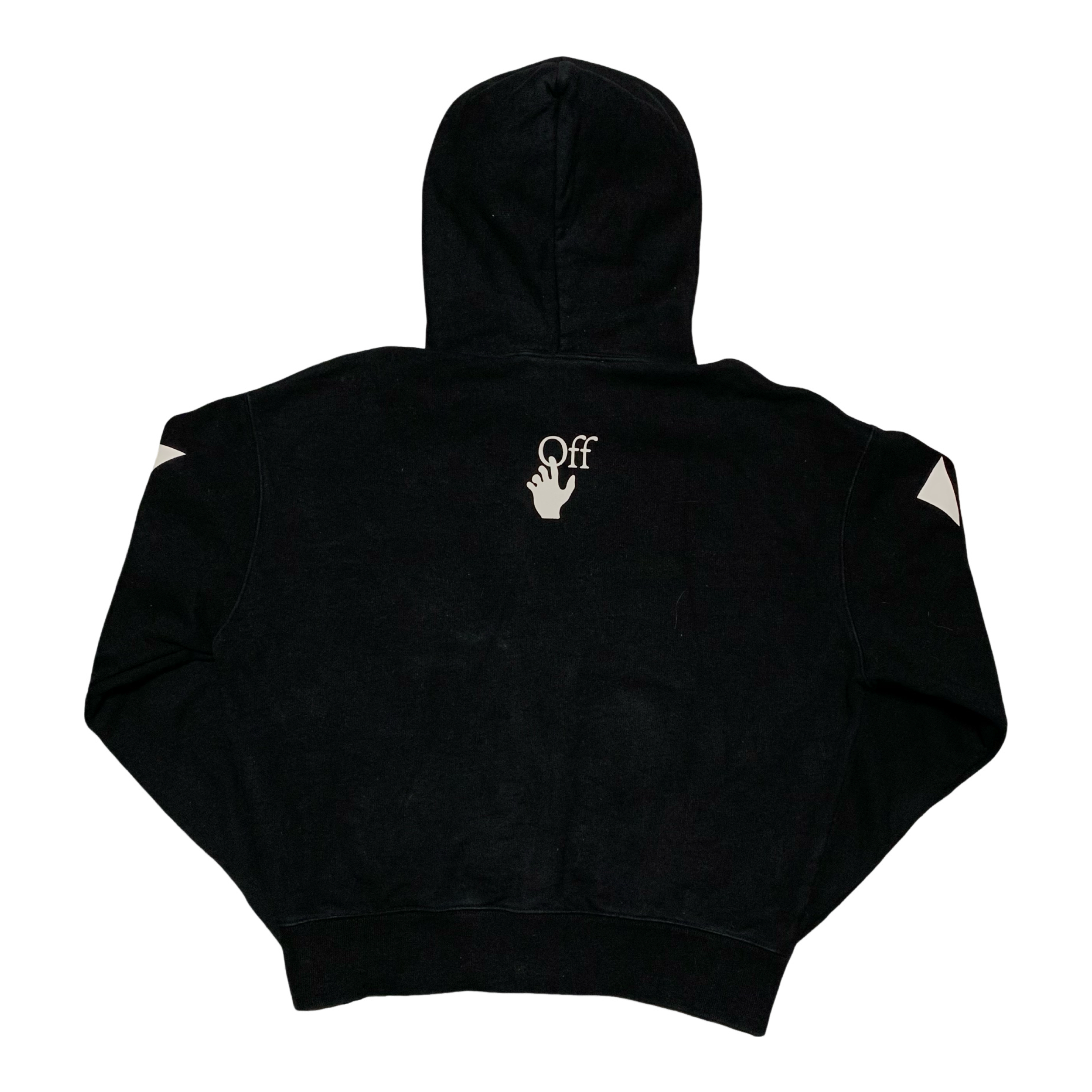 Off White Small Caravaggio Painting Black Hoodie Virgil Abloh