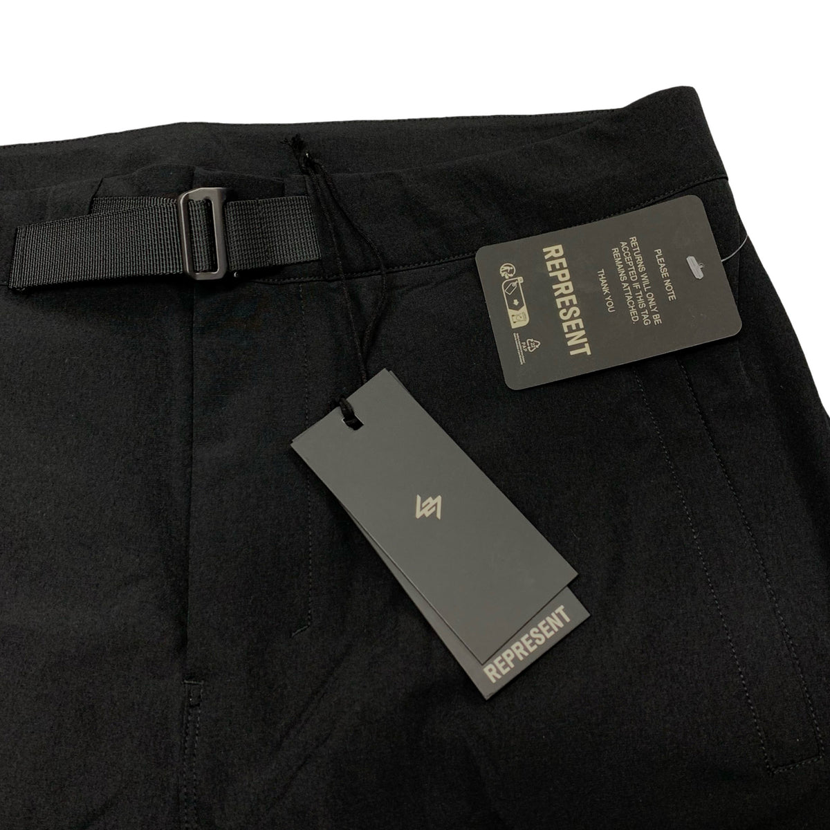 Represent Small Pant 247 Mission Black Pant Bottoms (RRP £160)