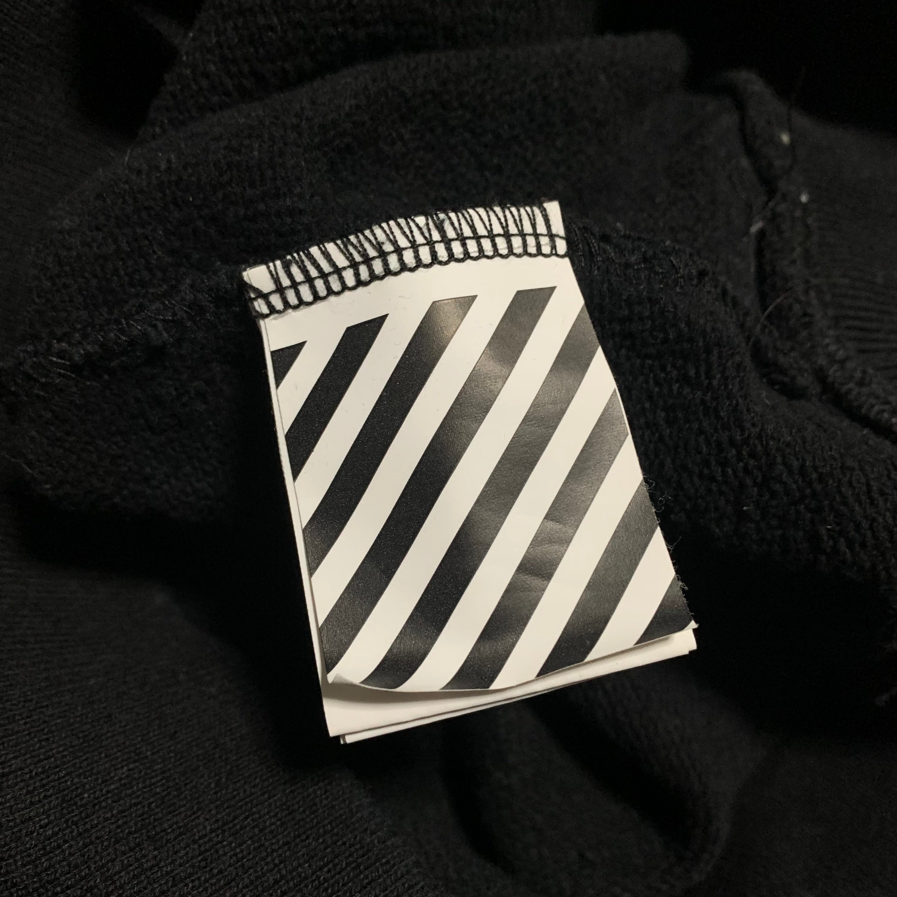 Off White Small Arachno Spider Arrows Hoodie Black Virgil Abloh