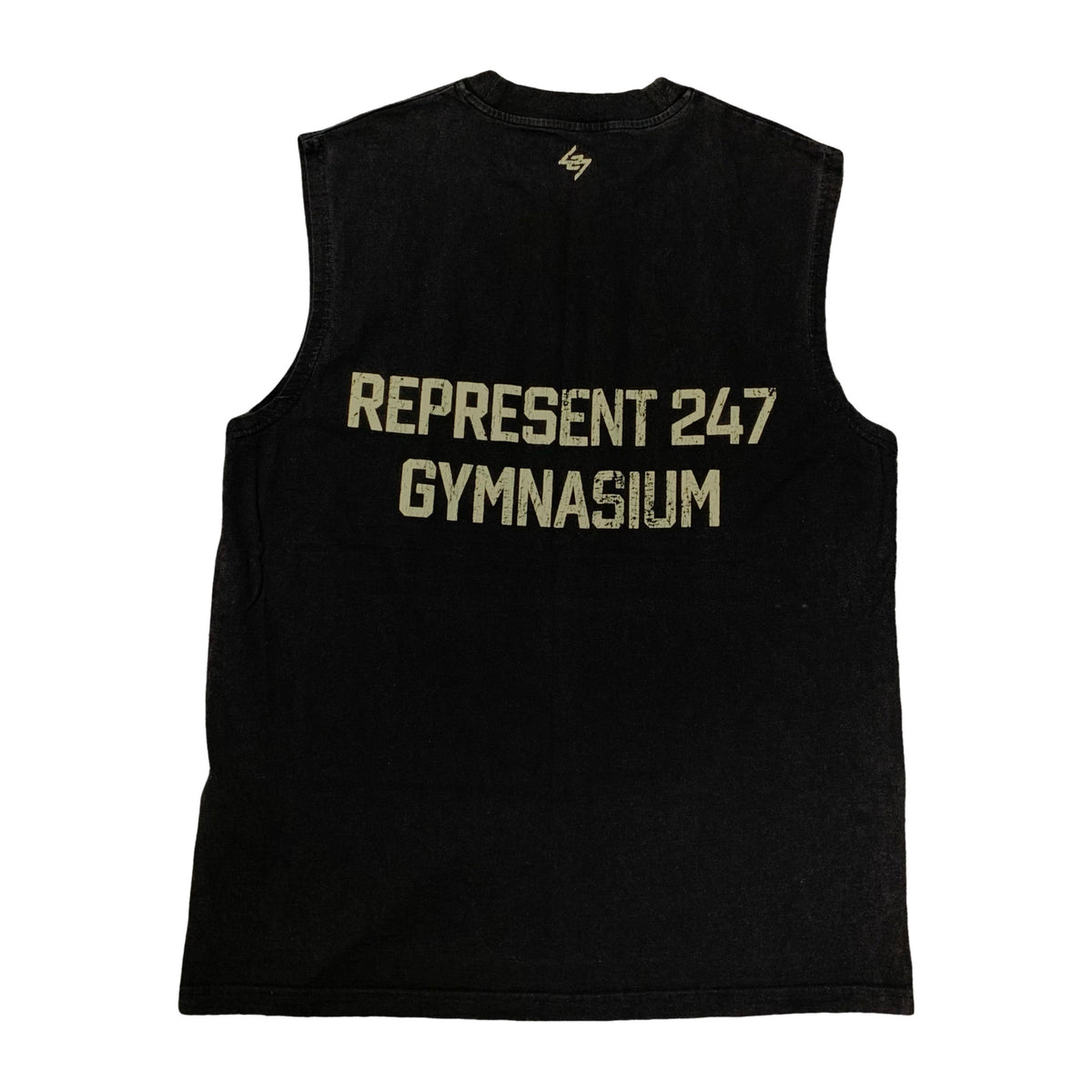 Represent Small Tank Top 247 Gymnasium Vintage Black Sleeveless Top