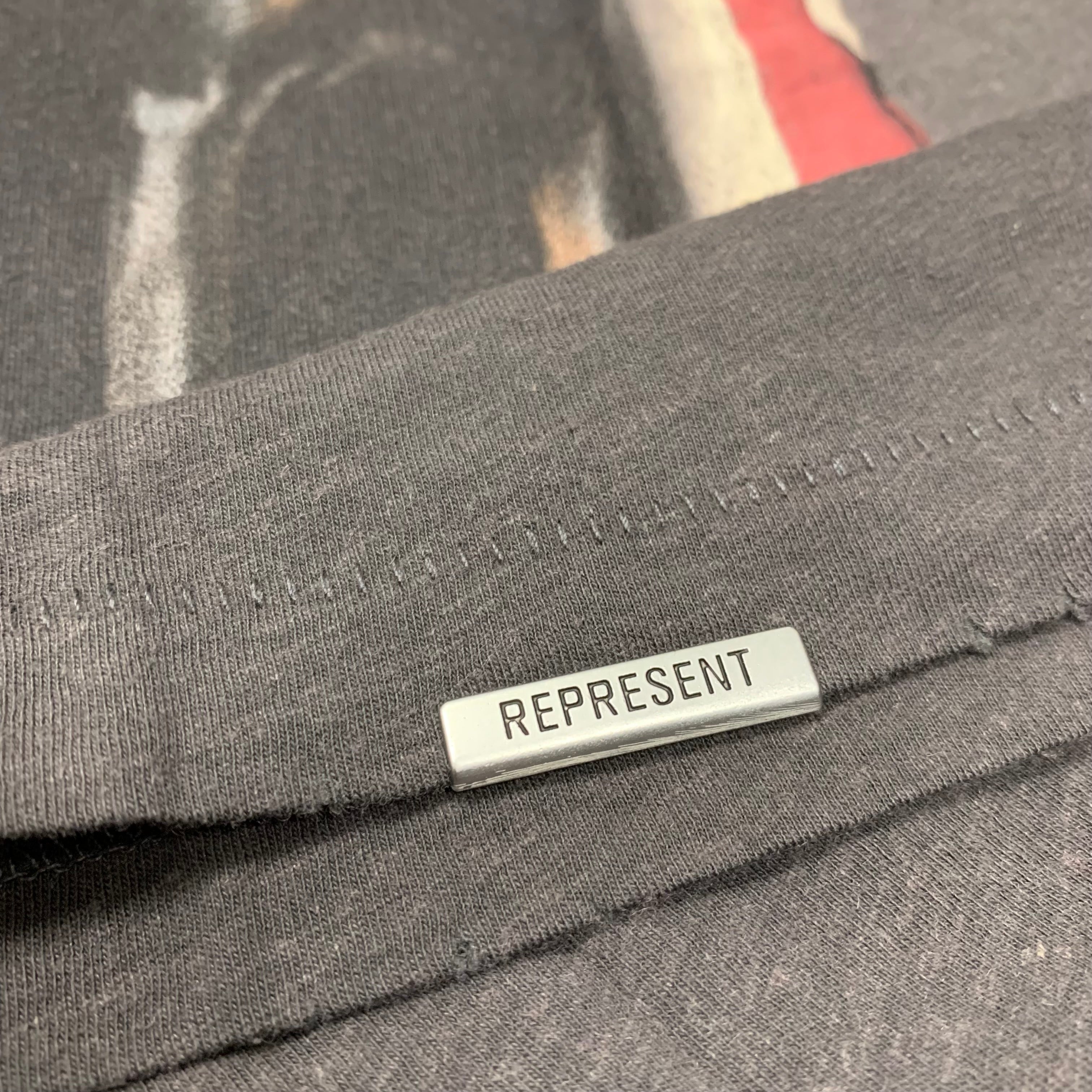 Represent Medium Tee Dream On Tour Sun Fade Grey T-Shirt