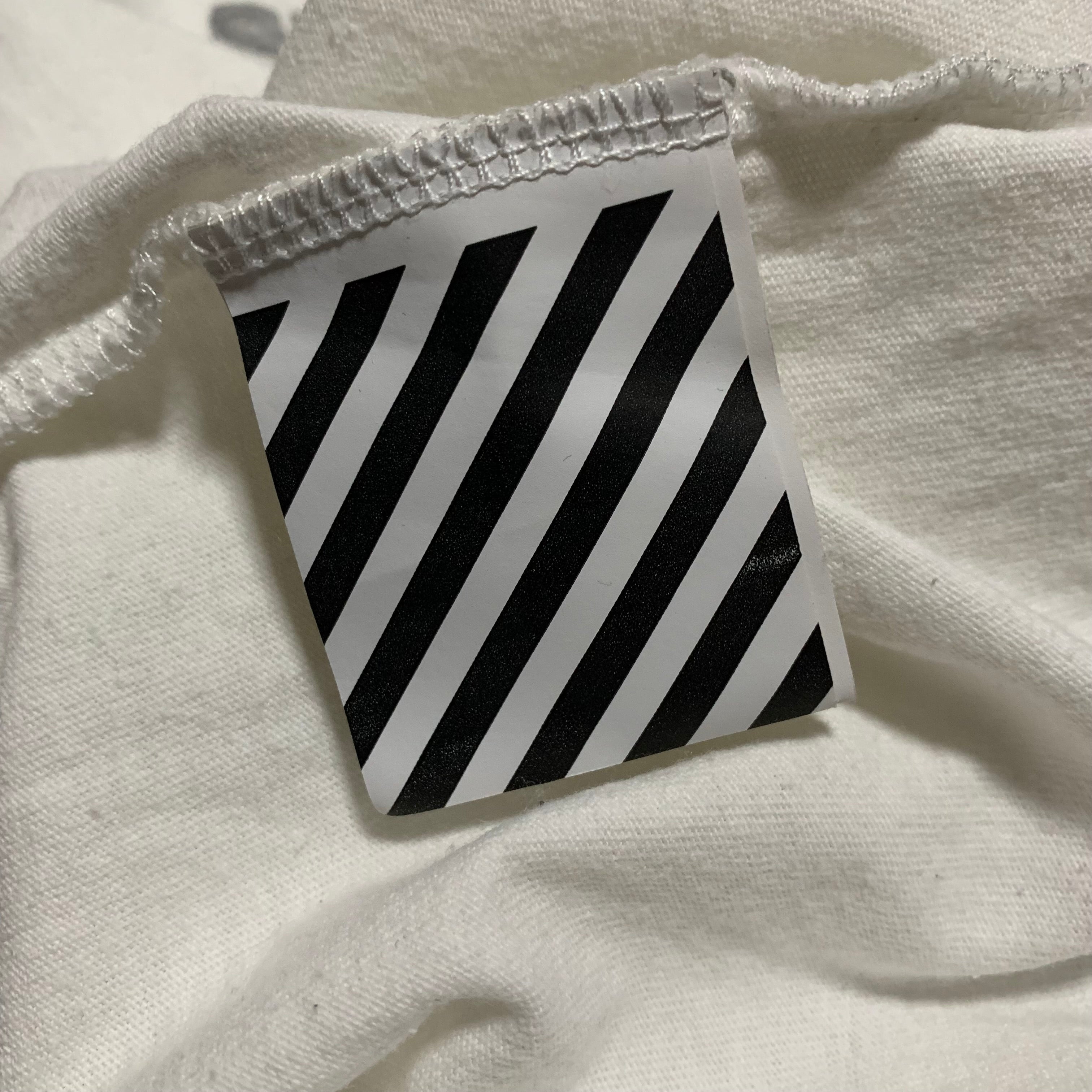 Off White Small Arrows 3D White Tee Virgil Abloh