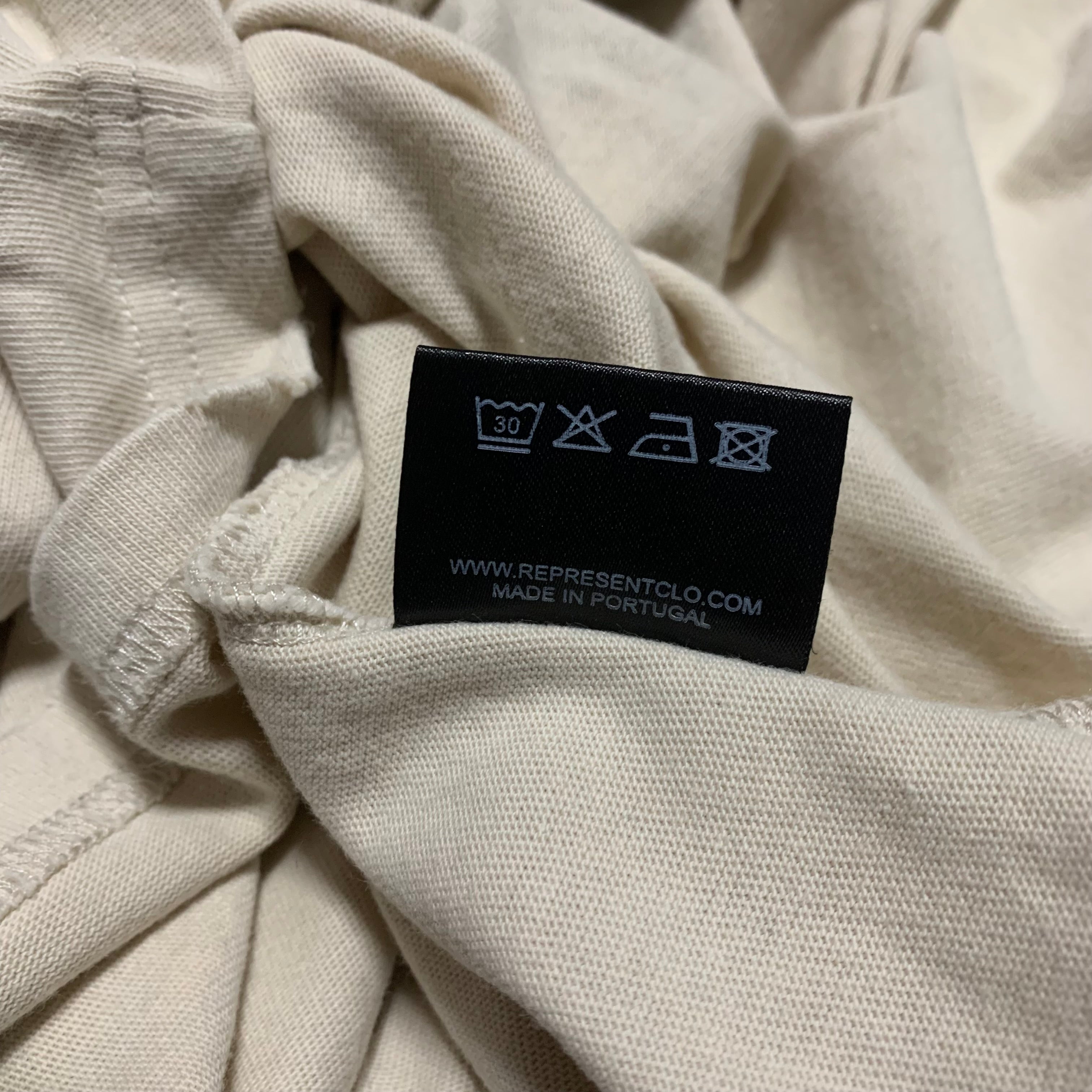 Represent Large Feel The Heat Vintage White Tee