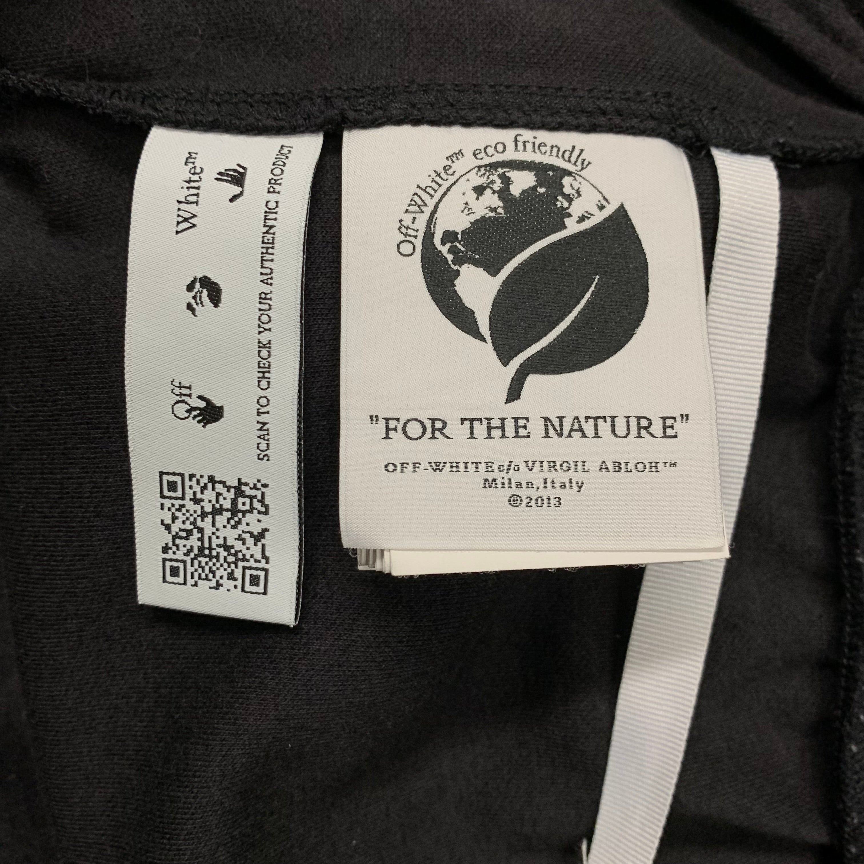 Off White Small Jacket Single Arrows Black Track Top Jacket Virgil Abloh