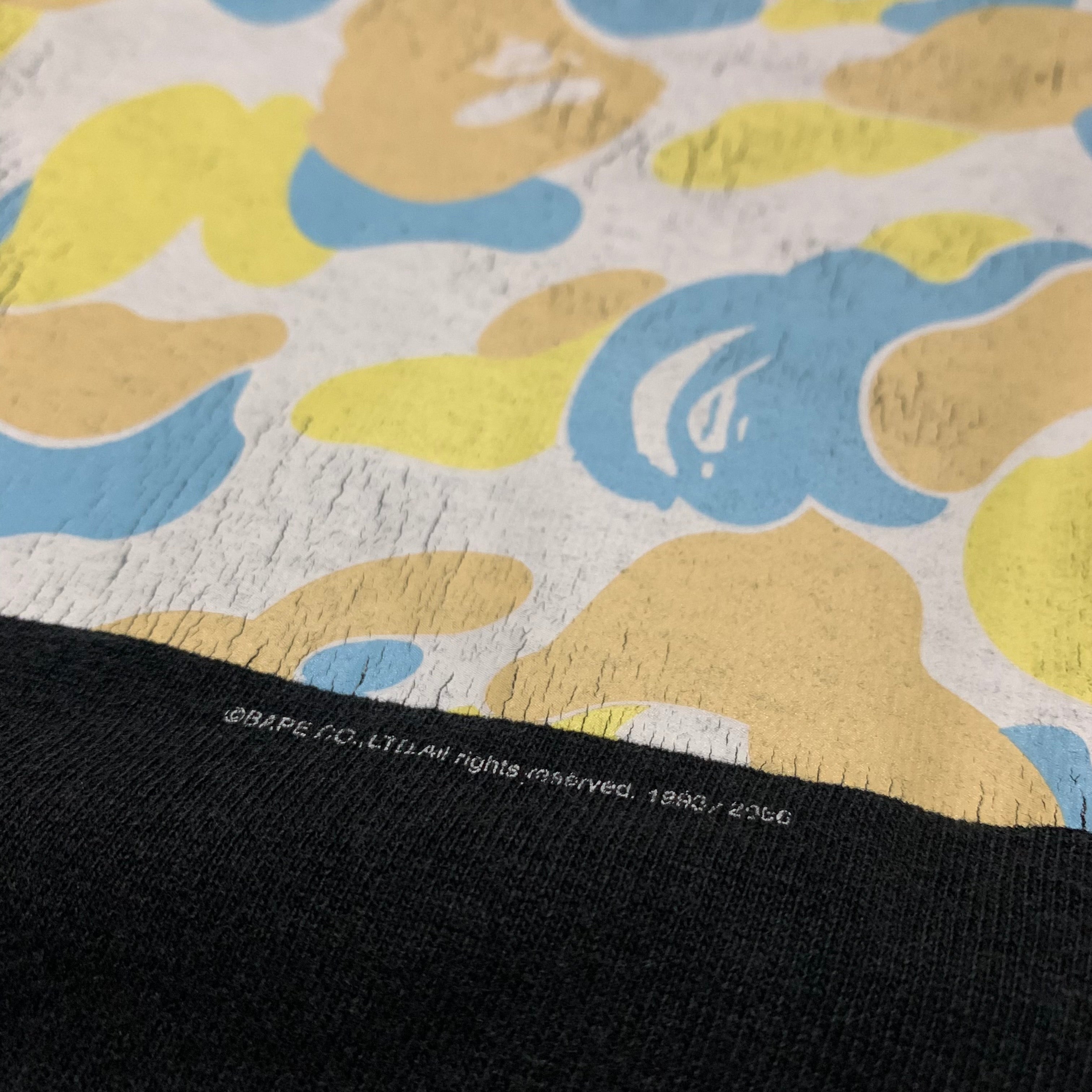 Bape Large Sapporo City Camo Japan Black Tee A Bathing Ape 2006