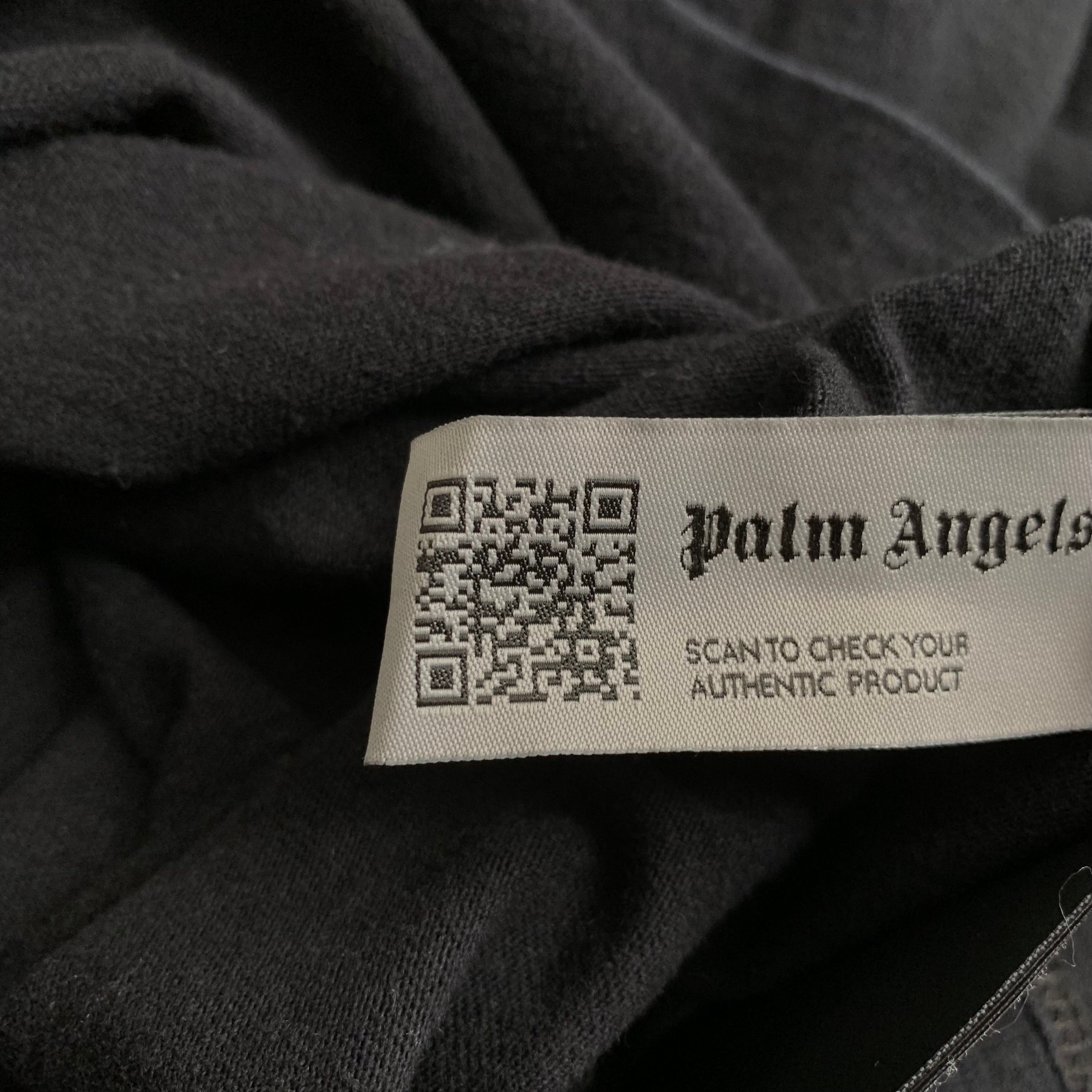 Palm Angels Medium Tee Milano Sprayed Black T-Shirt