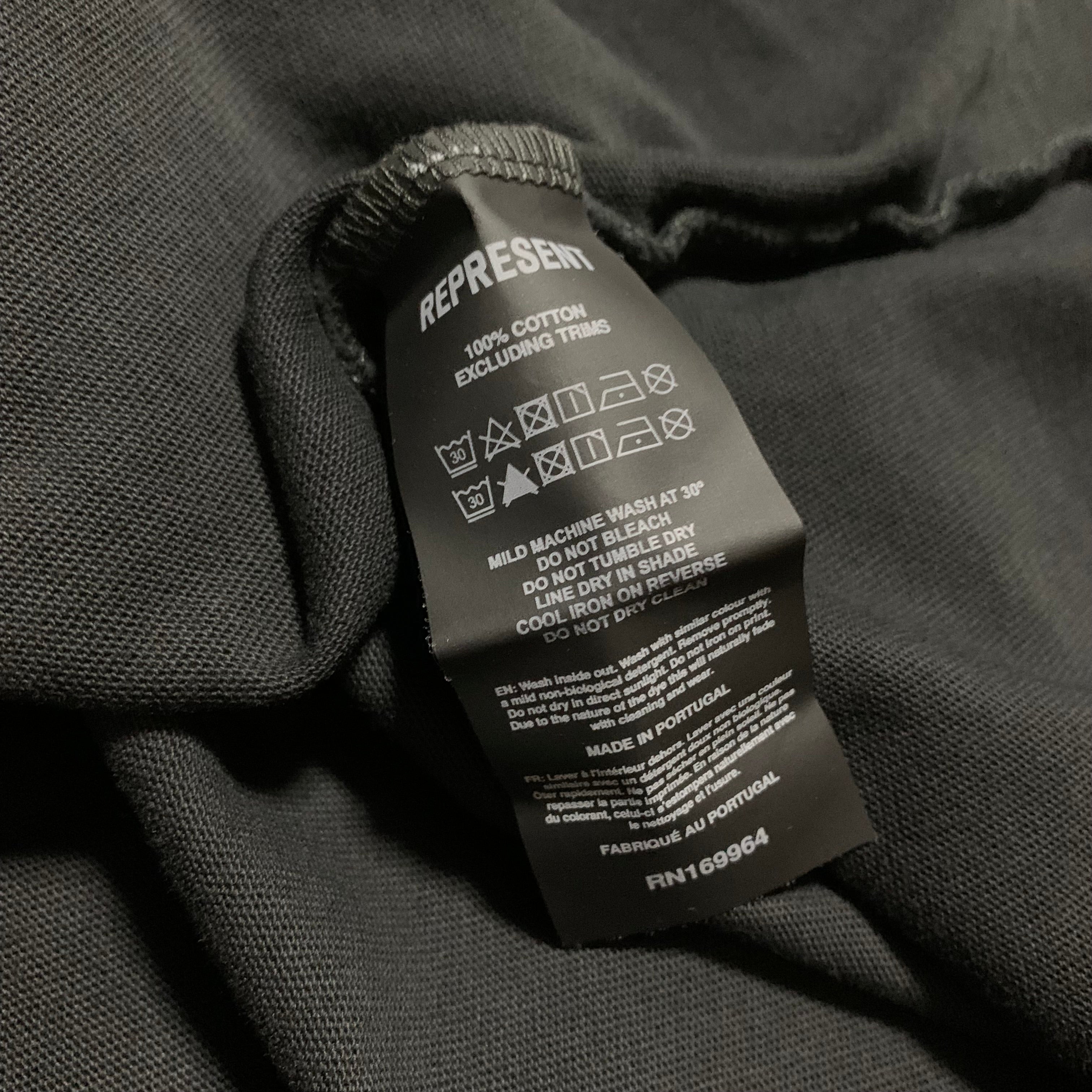 Represent XS Championship Stained Black Tee