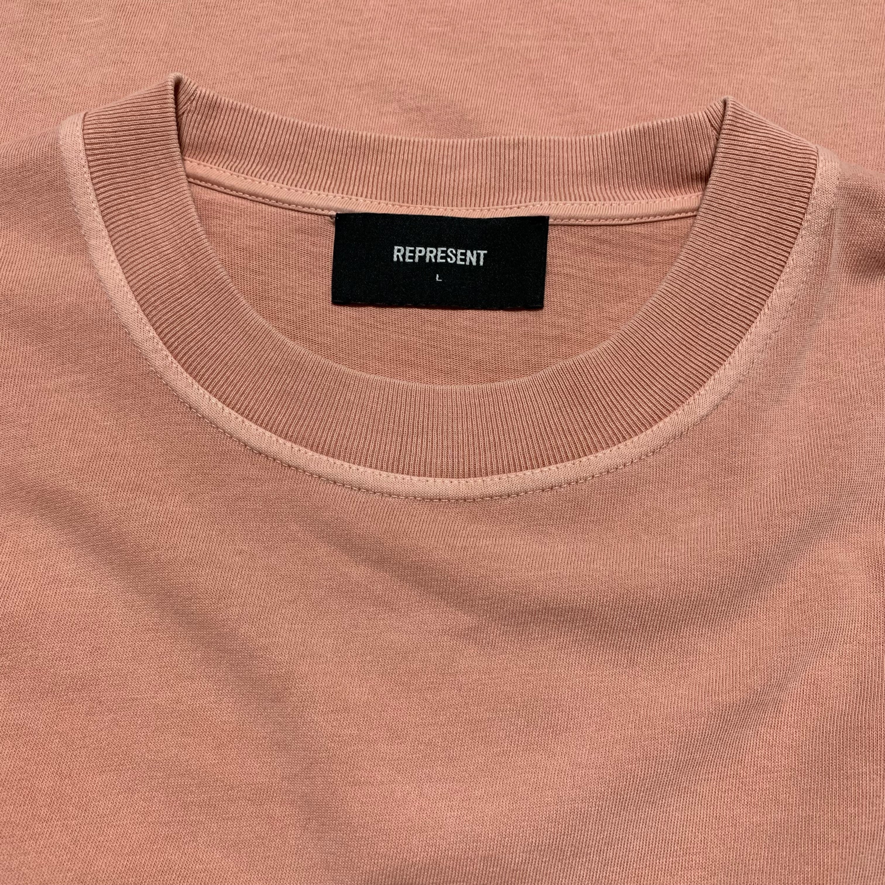 Represent Large Worldwide Pink Tee