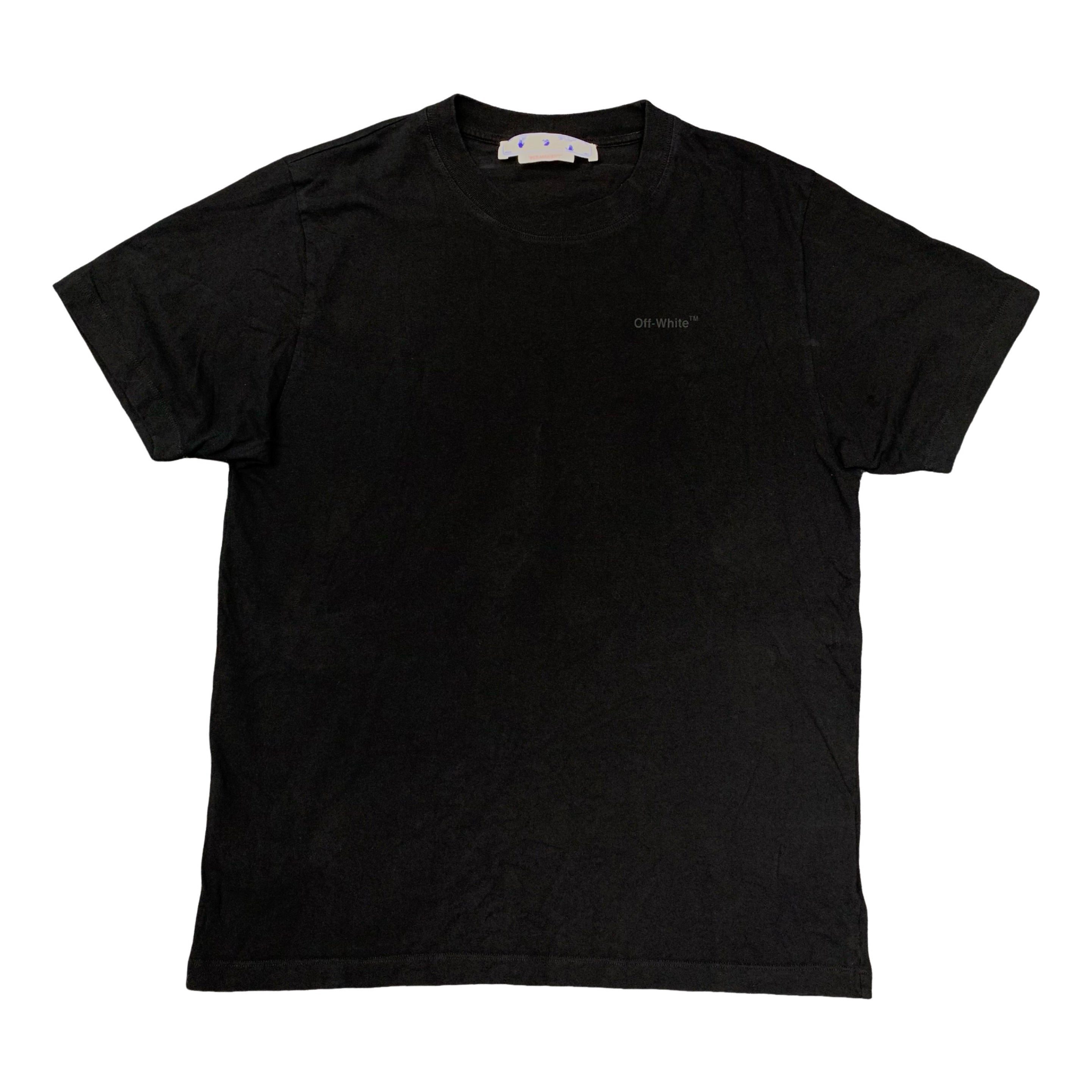 Off White Large Tee Diag Black T-Shirt Virgil Abloh