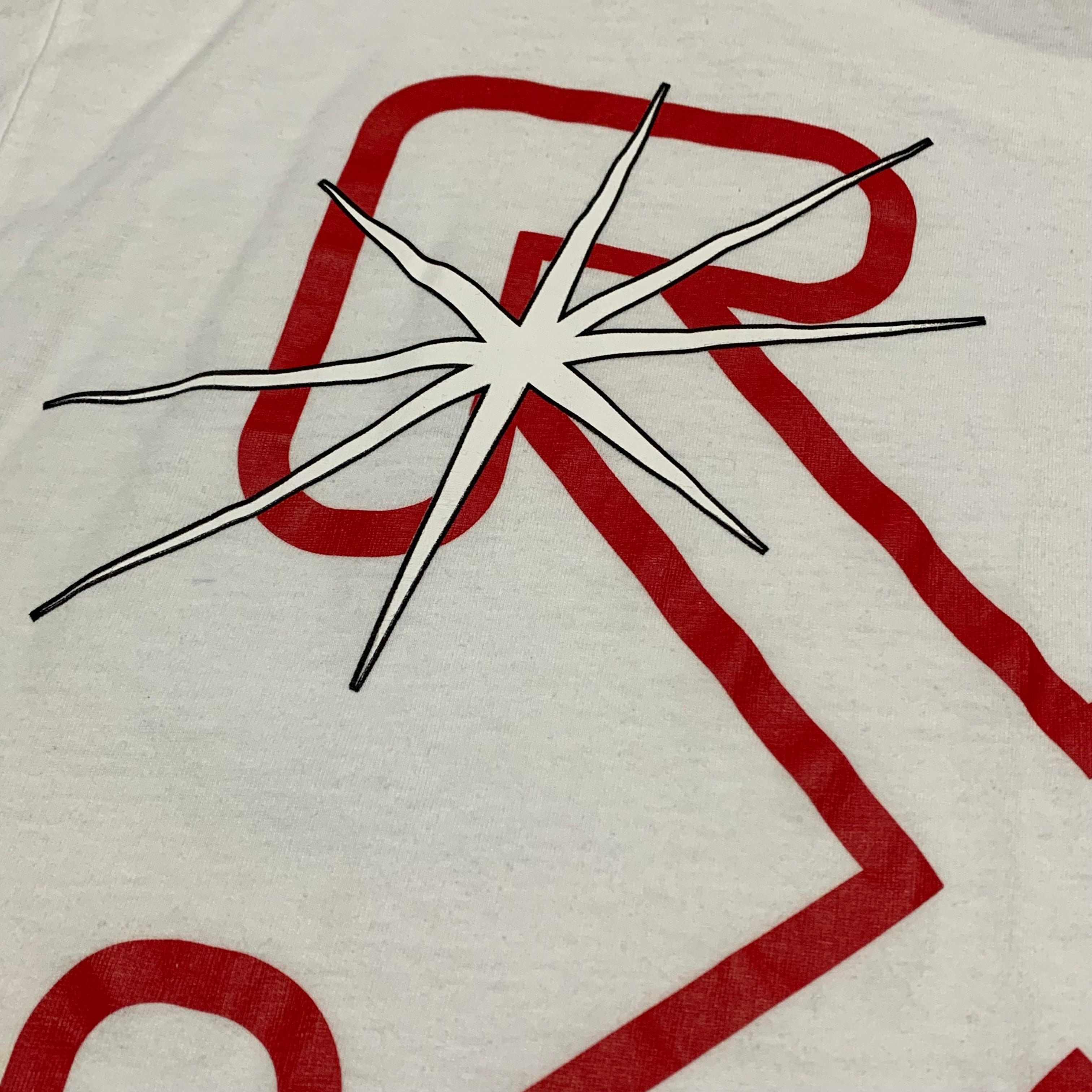 Off White XL Starred Arrows White Tee Virgil Abloh
