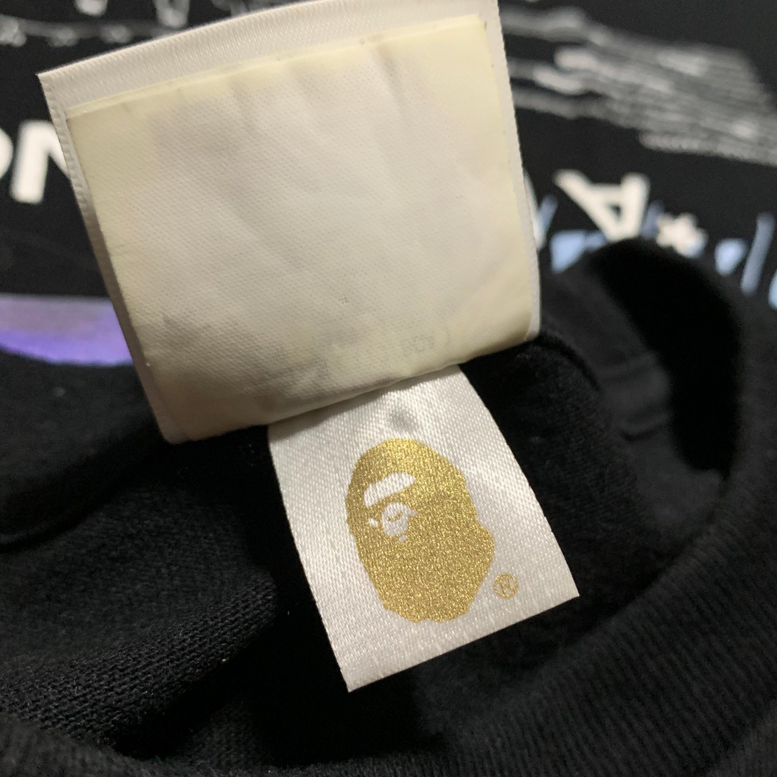 Bape Medium Time To Sleep Black Tee A Bathing Ape 2021