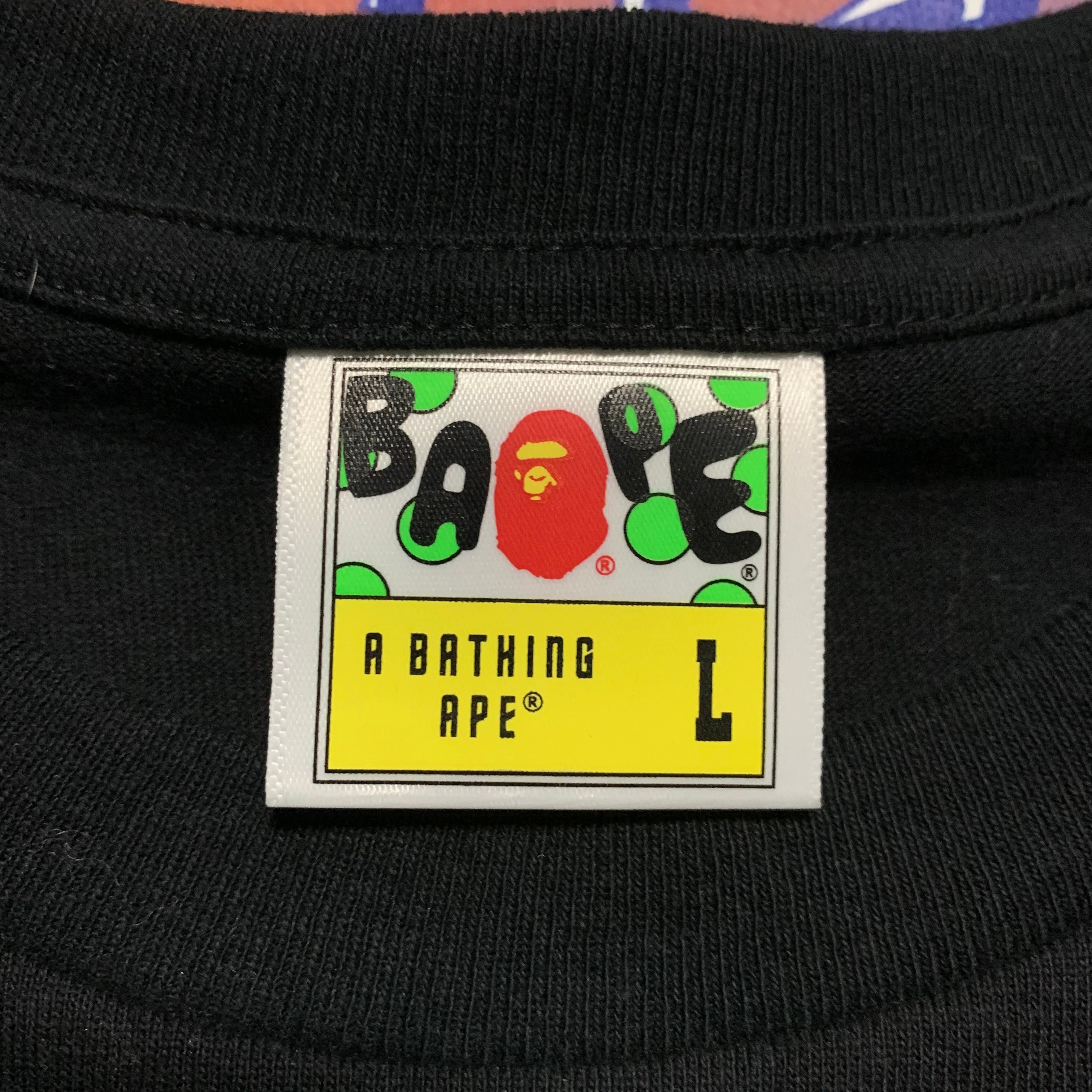 Bape Large Japana Culture Karate Black Tee A Bathing Ape