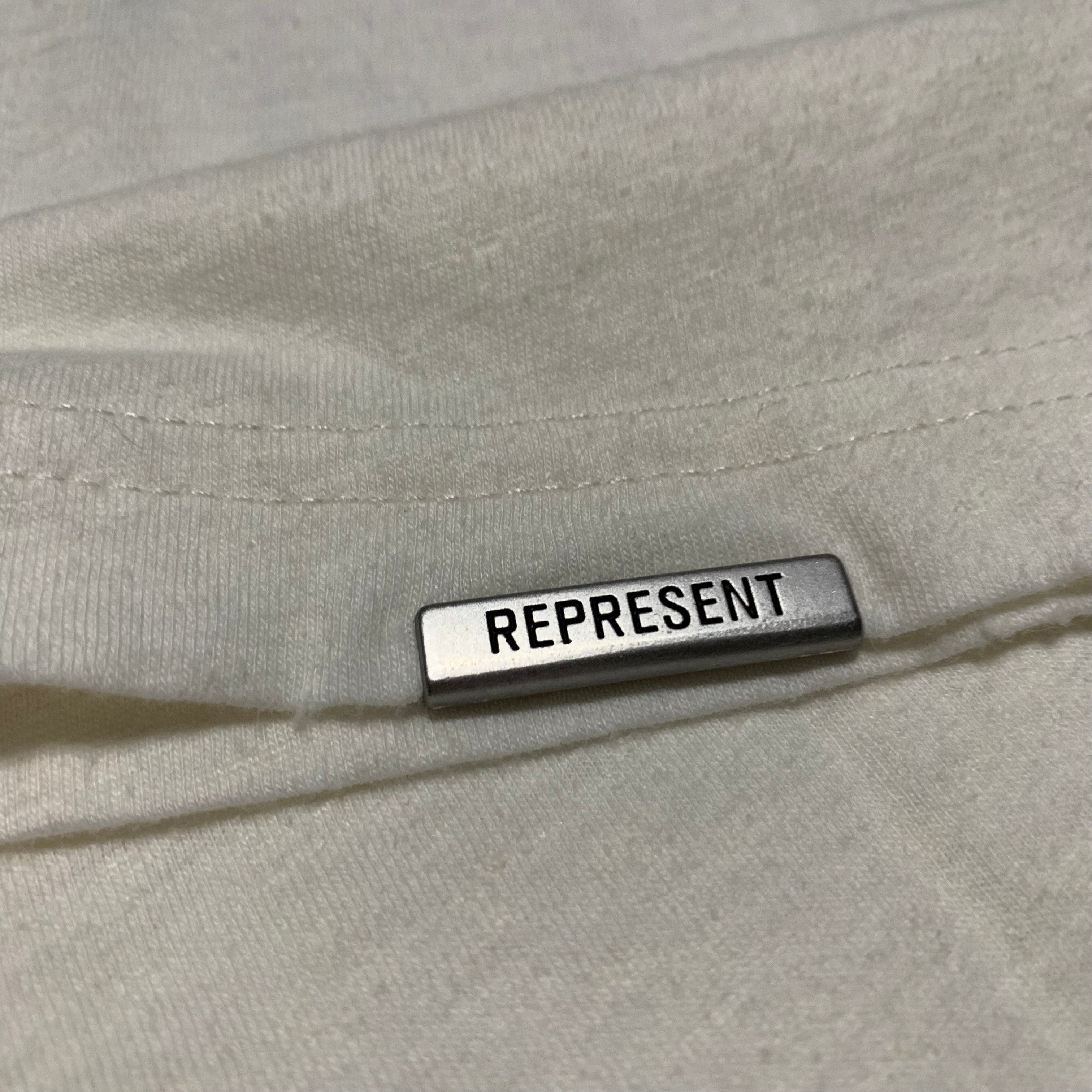 Represent Large Revere Manor Aged White Tee