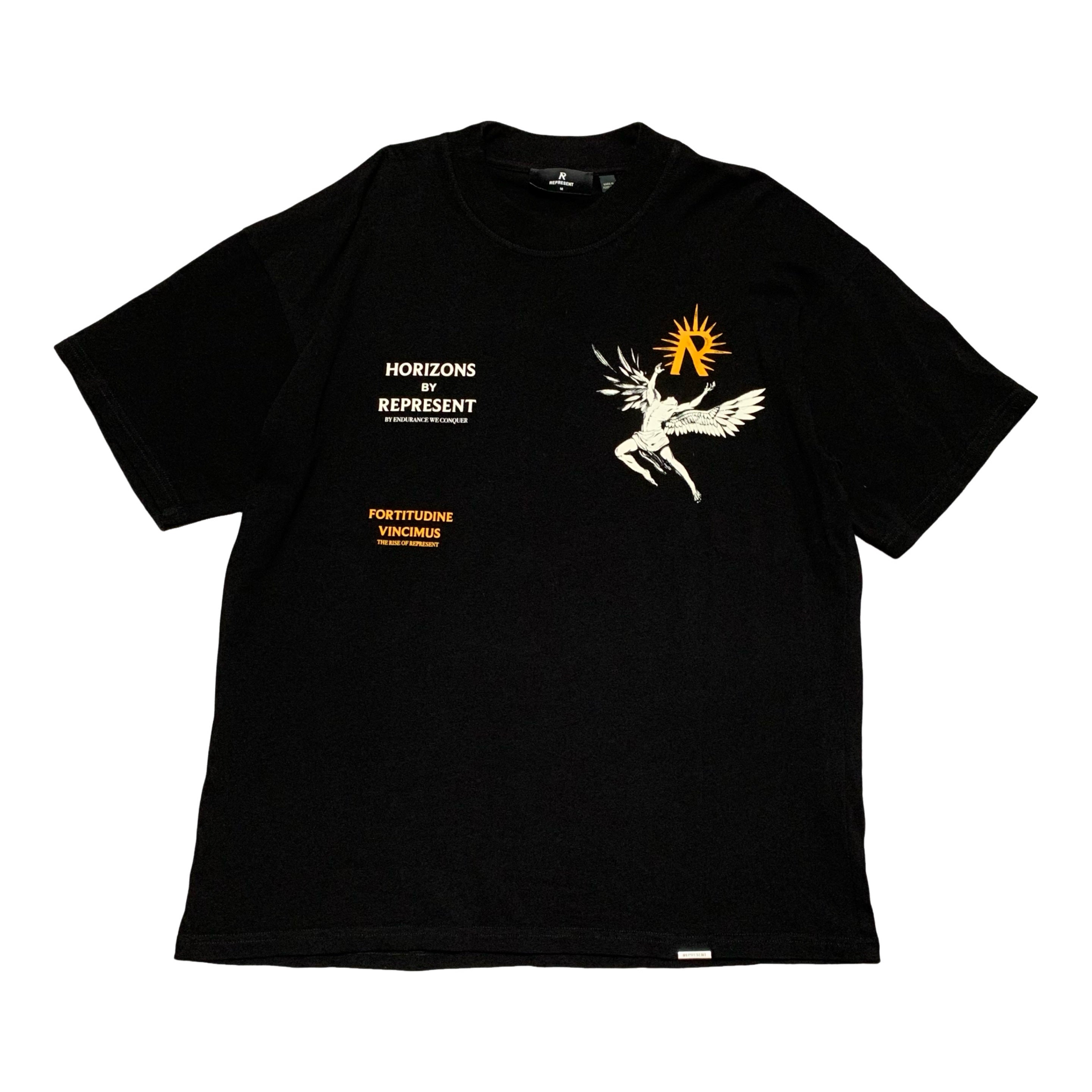 Represent Medium Icarus Jet Black Tee