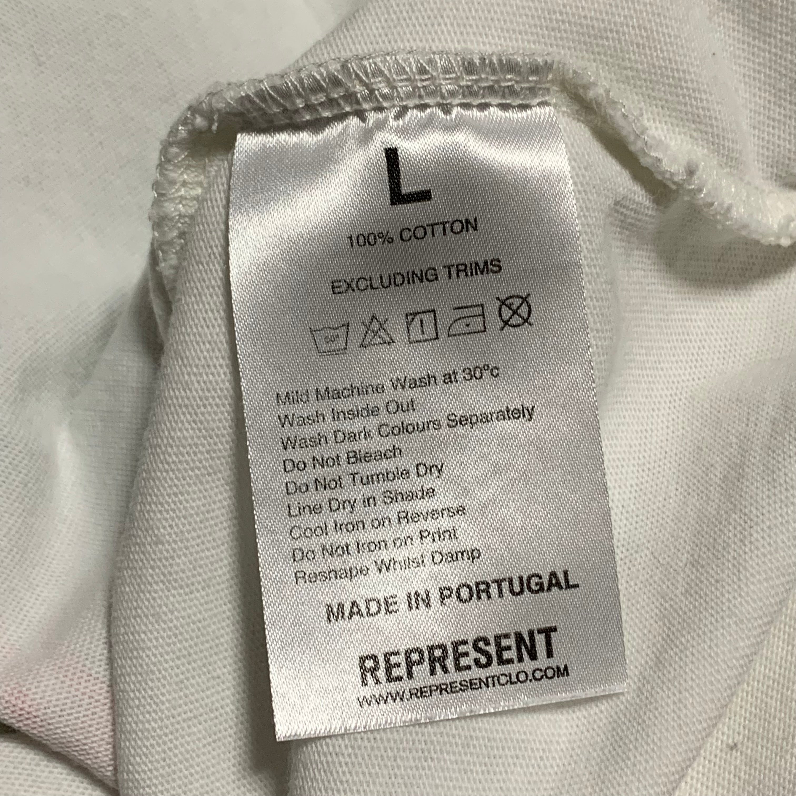 Represent Large Yacht Club Flat White Tee