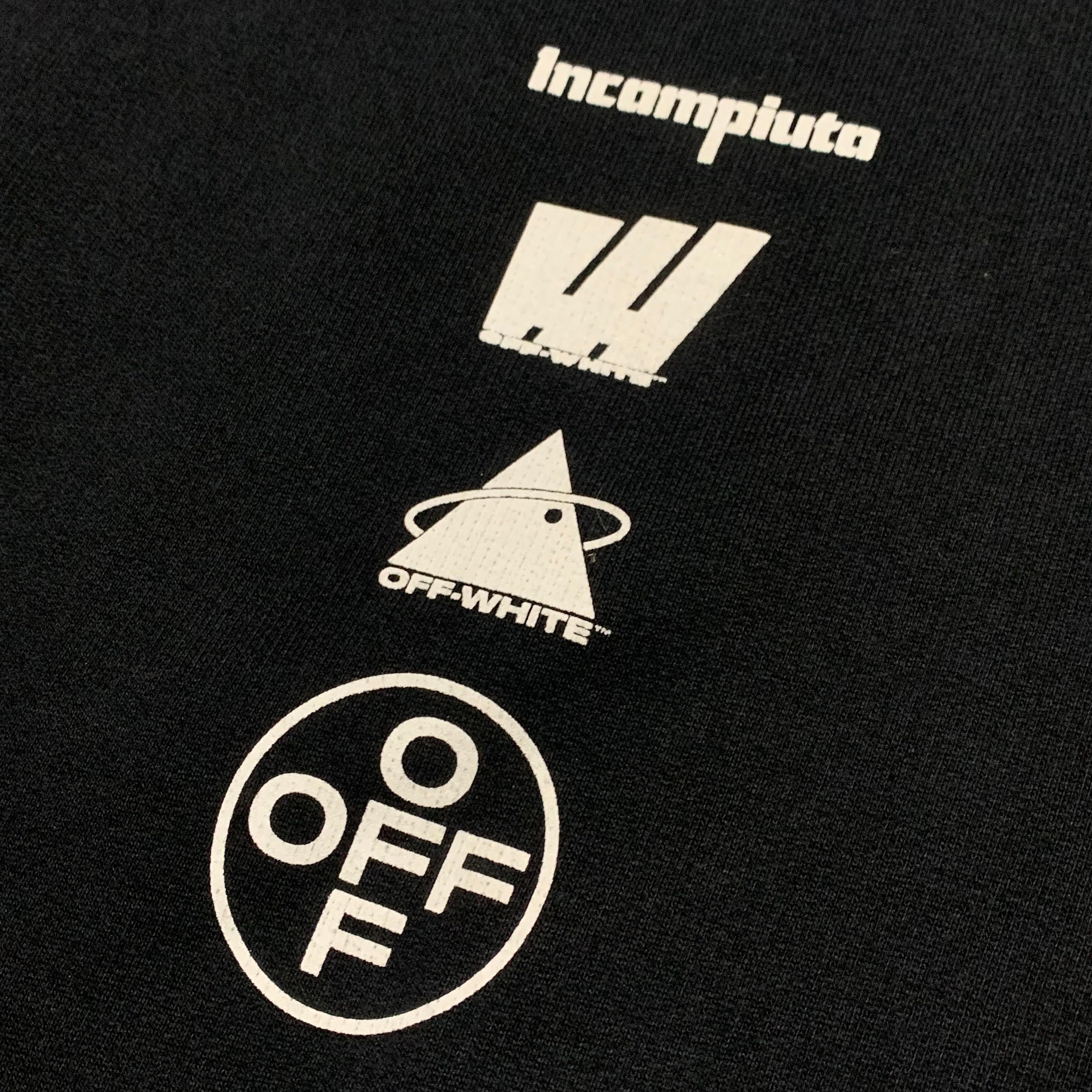 Off White XS Mariana Silva Painting Black Sweatshirt Crewneck Virgil Abloh