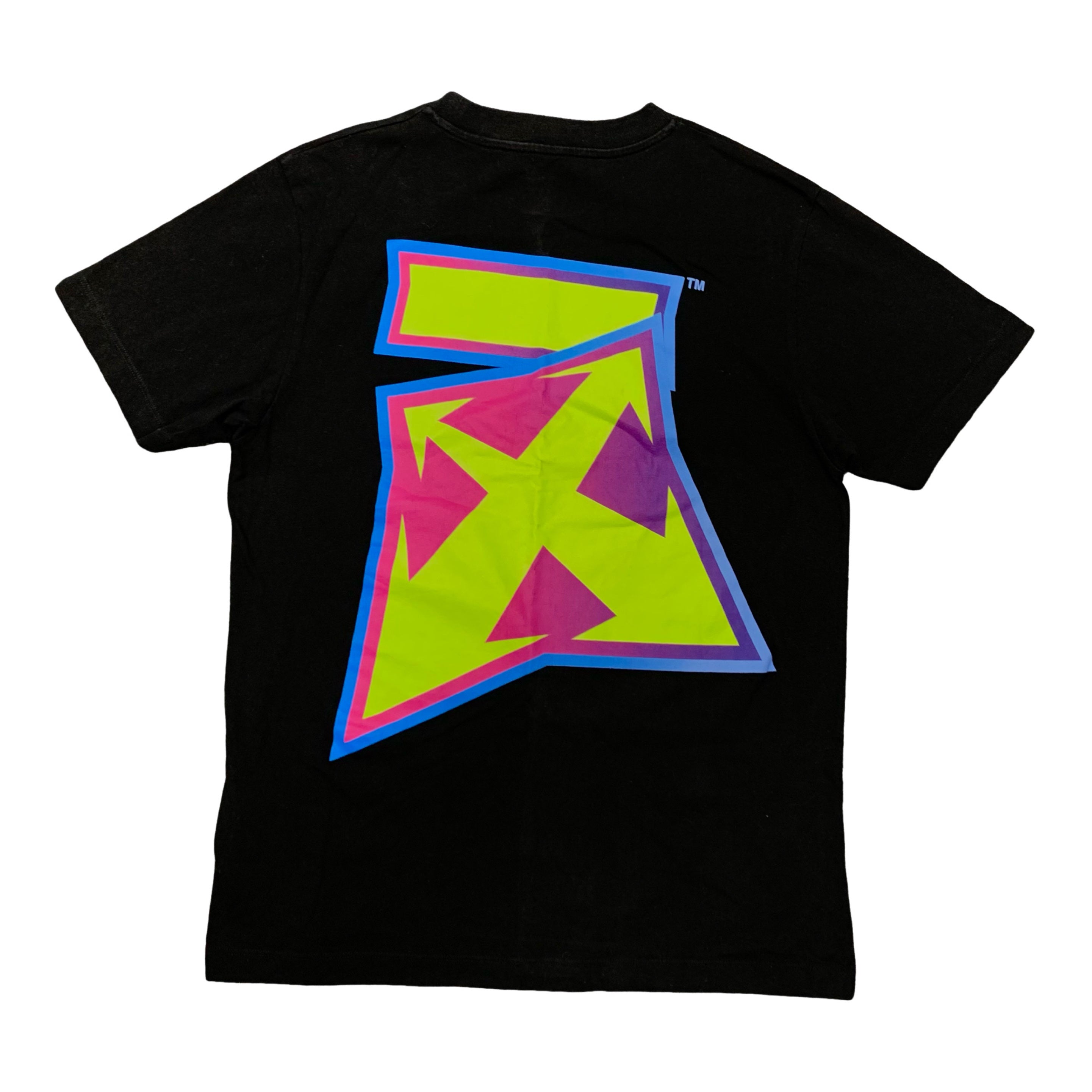 Off White Medium Tee Lighting Arrows Black T-Shirt Virgil Abloh