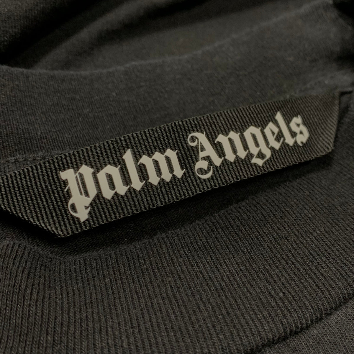 Palm Angels Medium Tee New York Sprayed Black T-Shirt