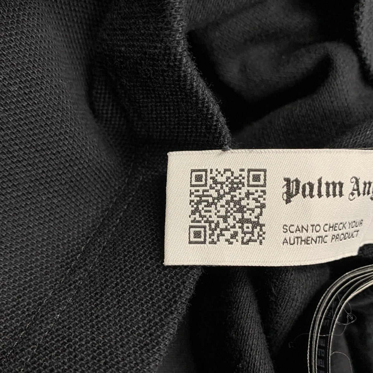 Palm Angels Medium Polo Shirt Classic Black Stripe Polo Top