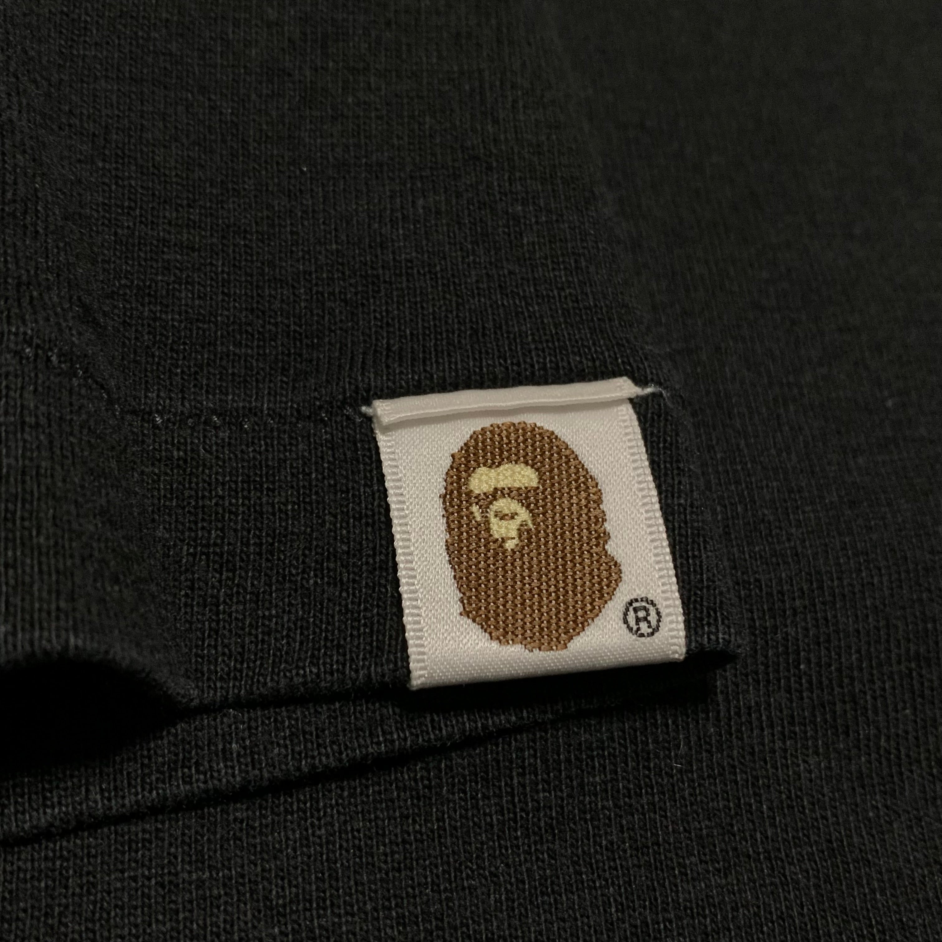 Bape Large College Black Tee A Bathing Ape 2009