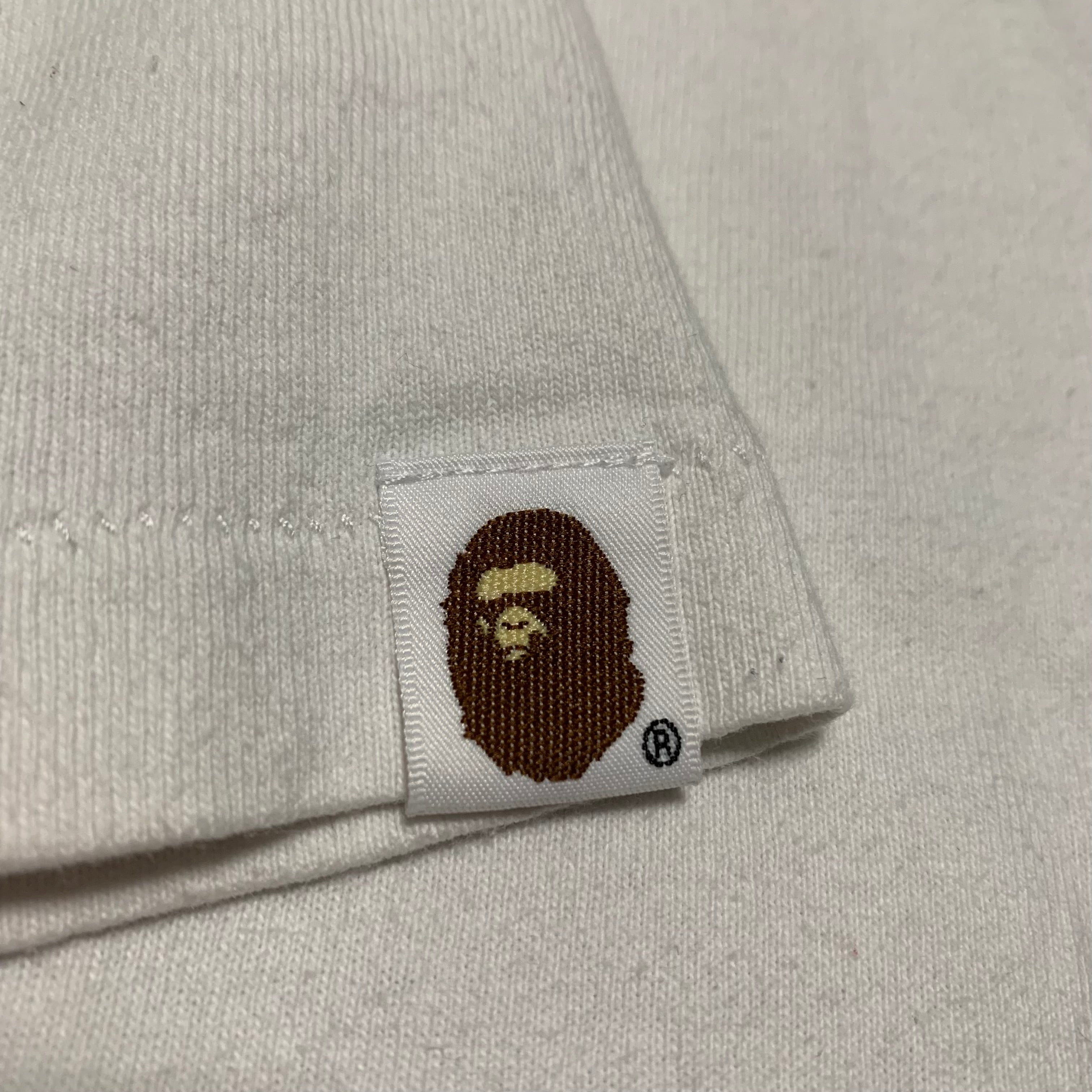 Bape Large Baby Milo Ping Pong White Tee A Bathing Ape
