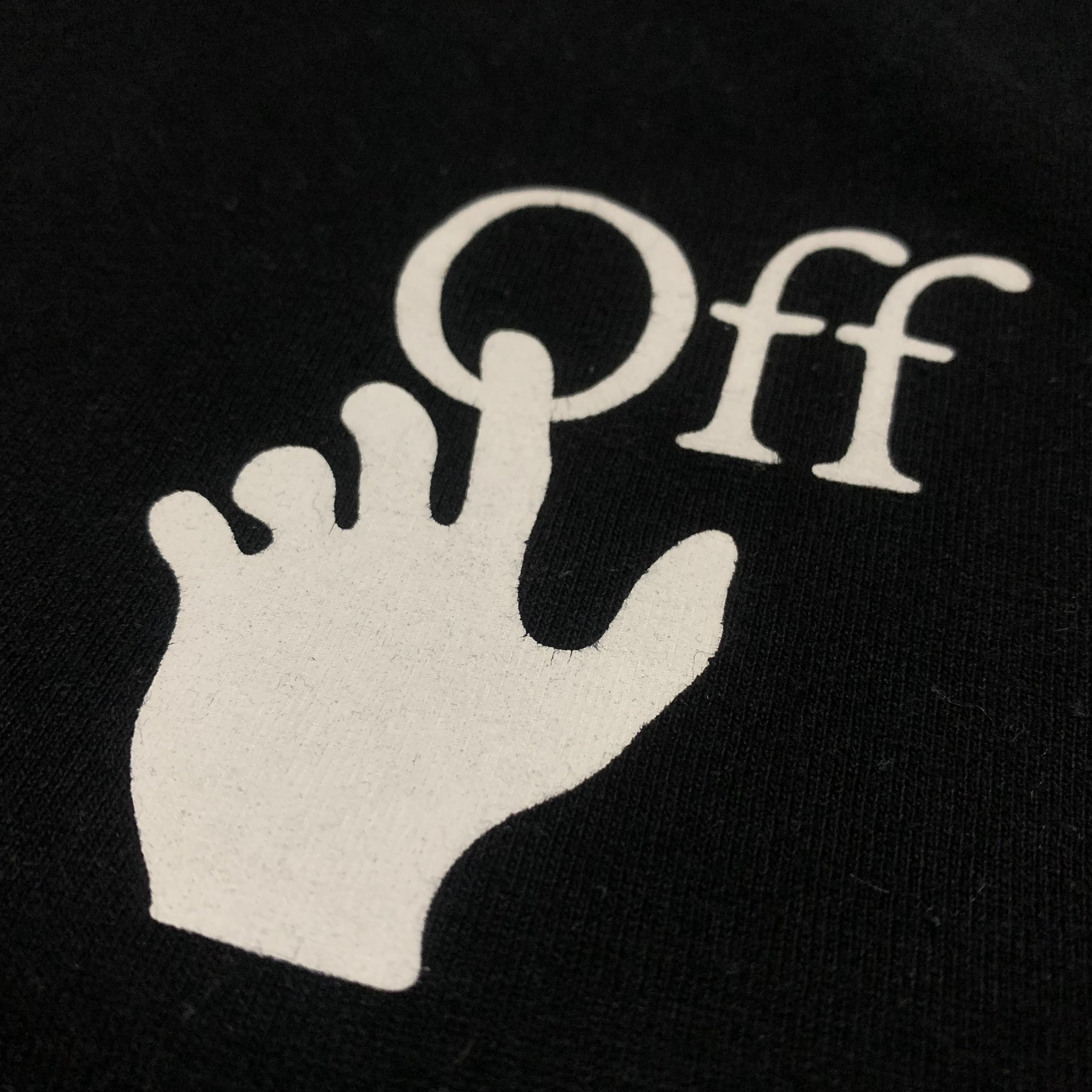 Off White Small Caravaggio Painting Black Tee Virgil Abloh