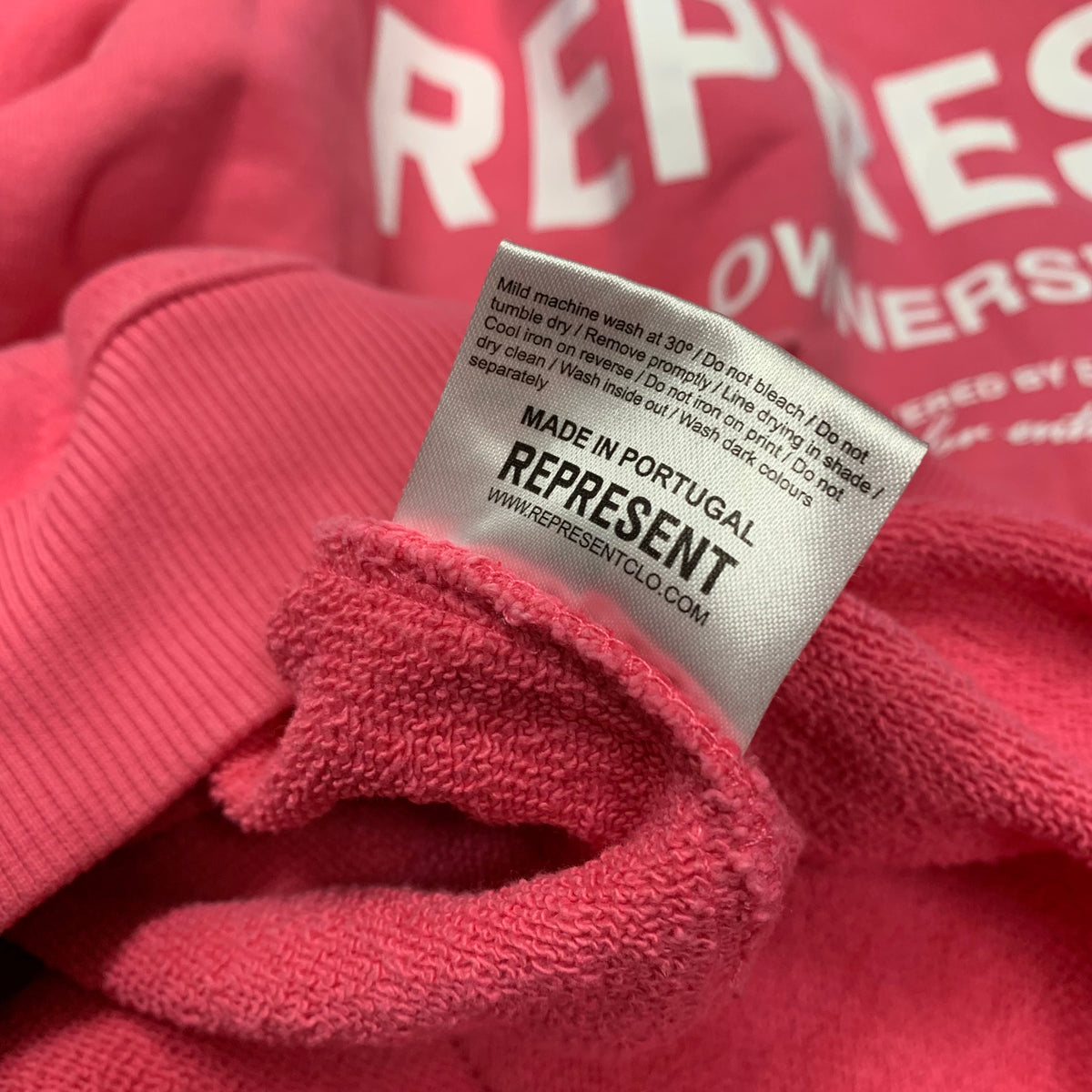 Represent Medium Hoodie Owners Club Bubblegum Pink Hoodie
