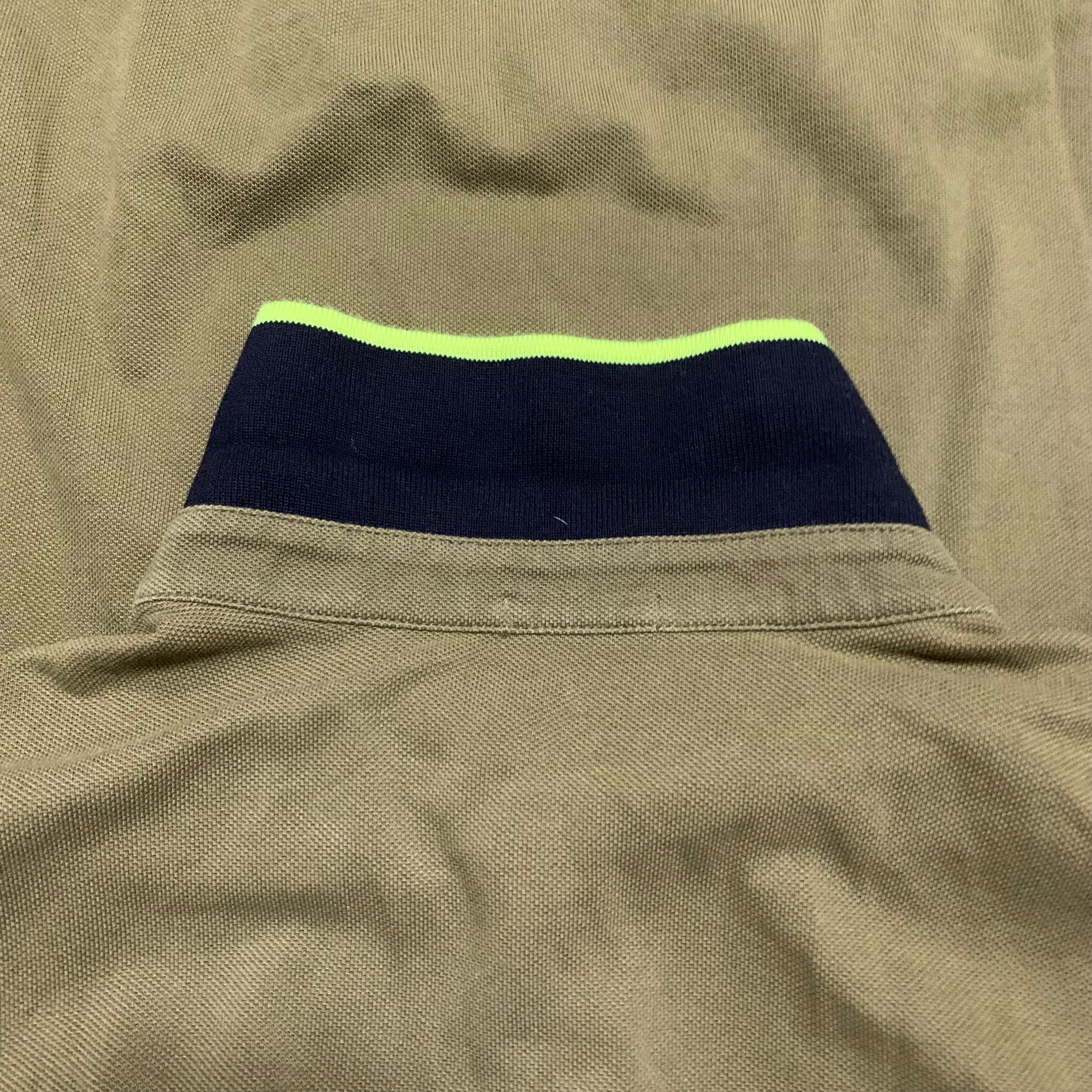 Moncler Small Polo Green Short Sleeve Polo Shirt Tee