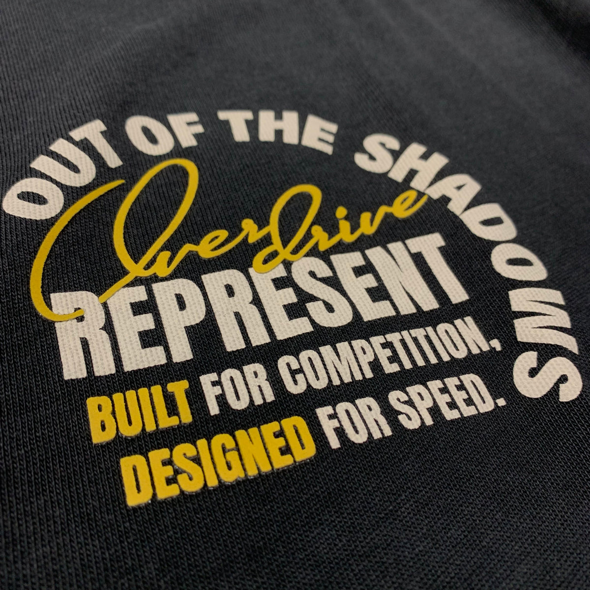 Represent Small Tee Out Of The Shadow Stained Black T-Shirt
