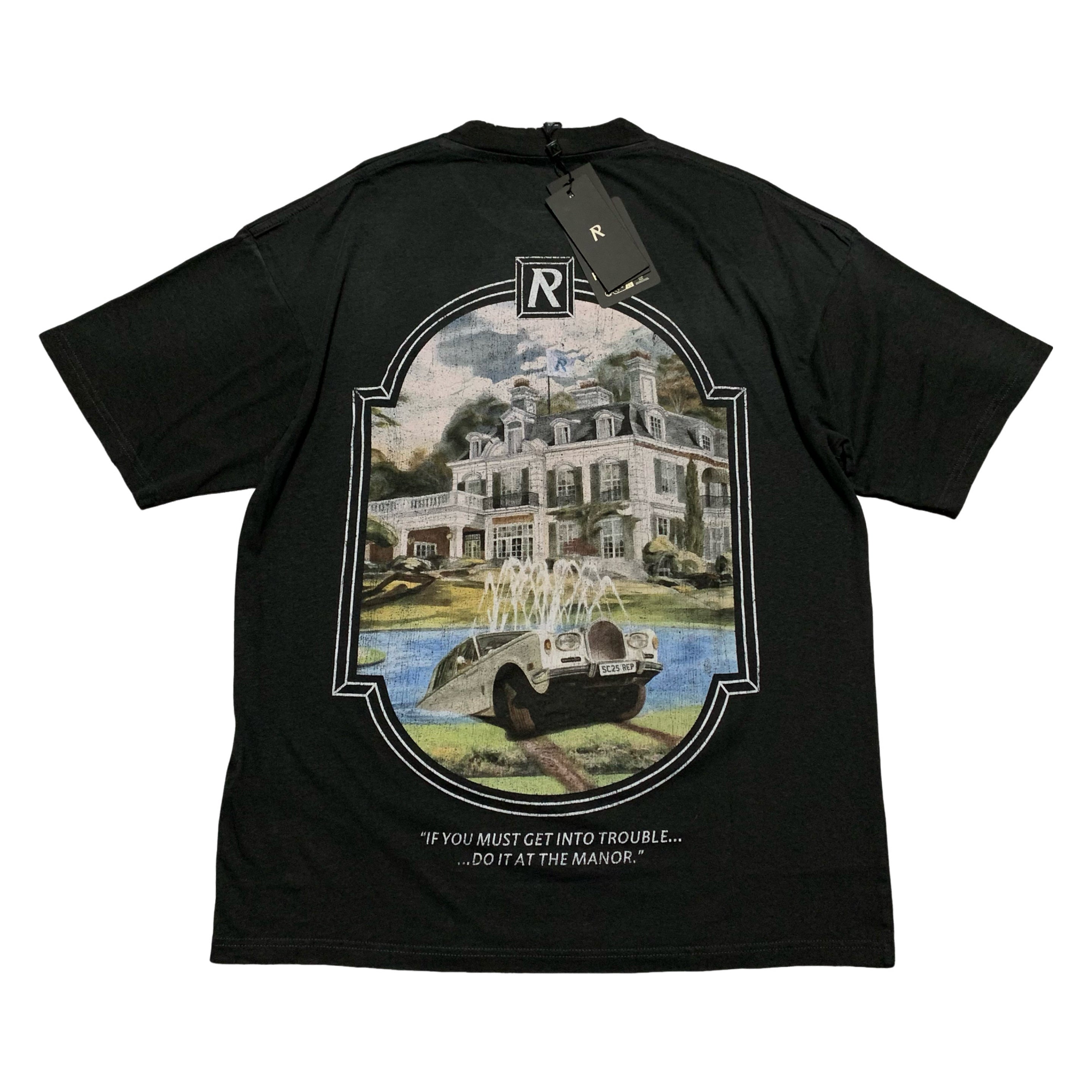 Represent XS Revere Manor Stained Black Tee