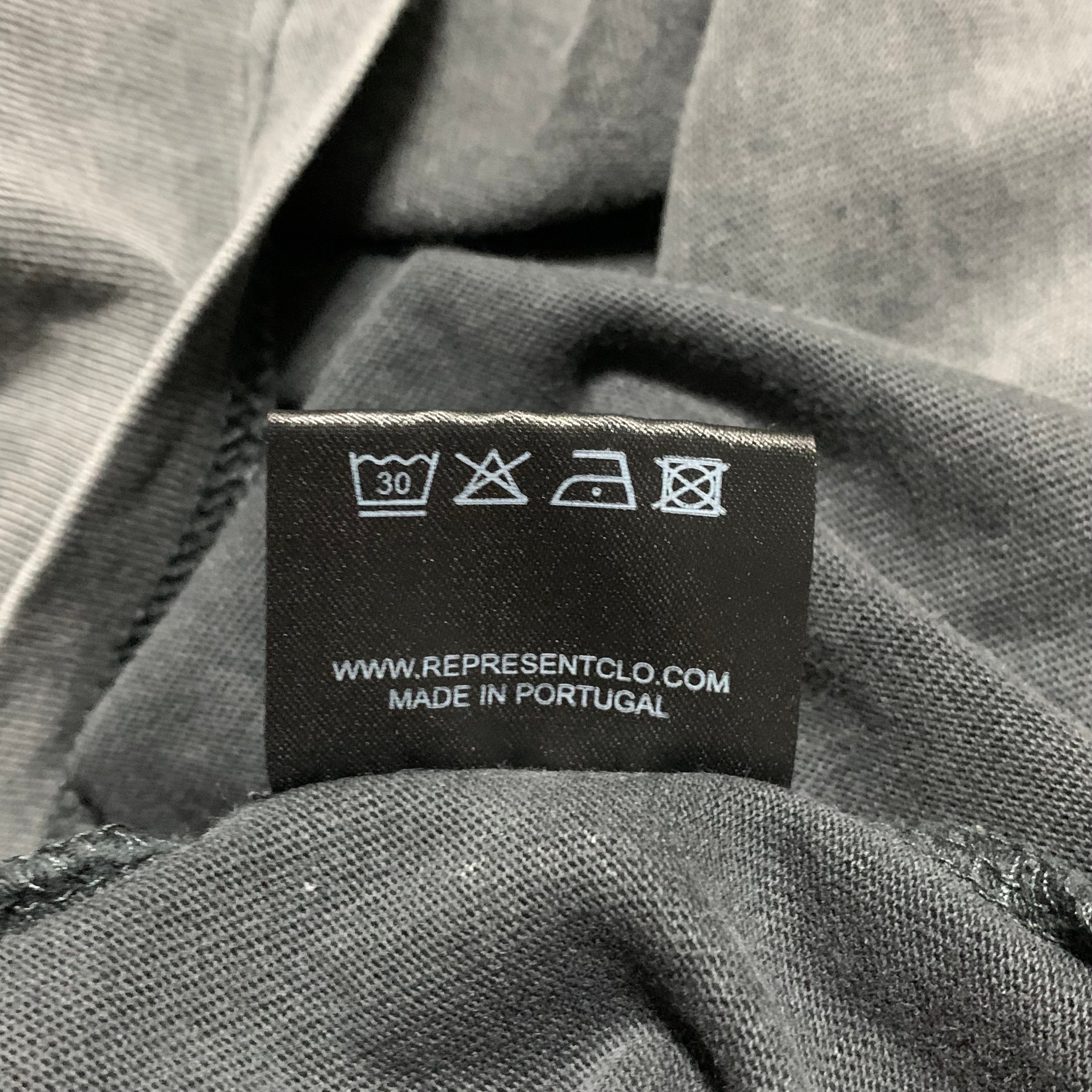 Represent Larg Rep N Resent Vintage Grey Tee