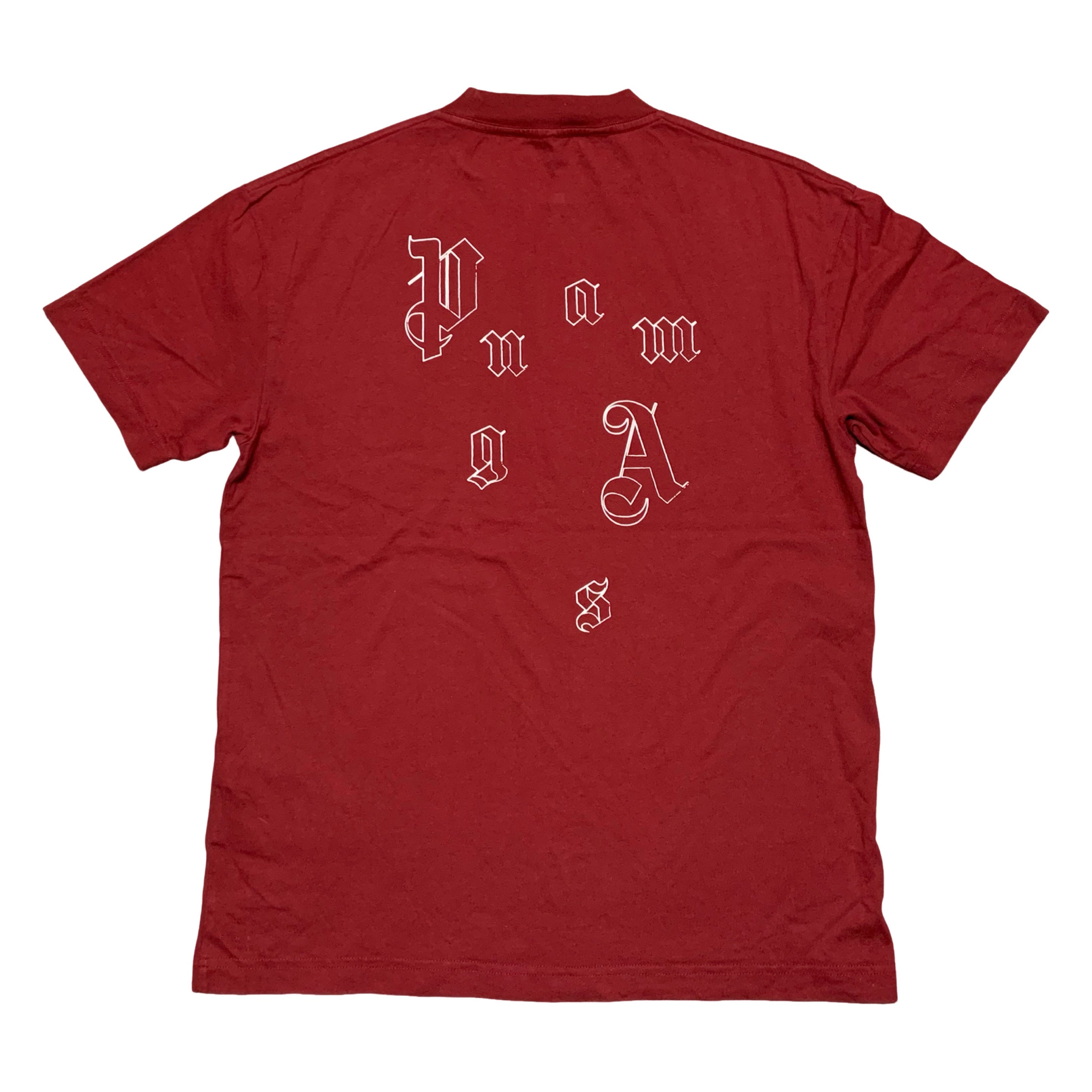 Palm Angels Medium Tee END Bear Rose Burgundy Red T-Shirt Limited Edition