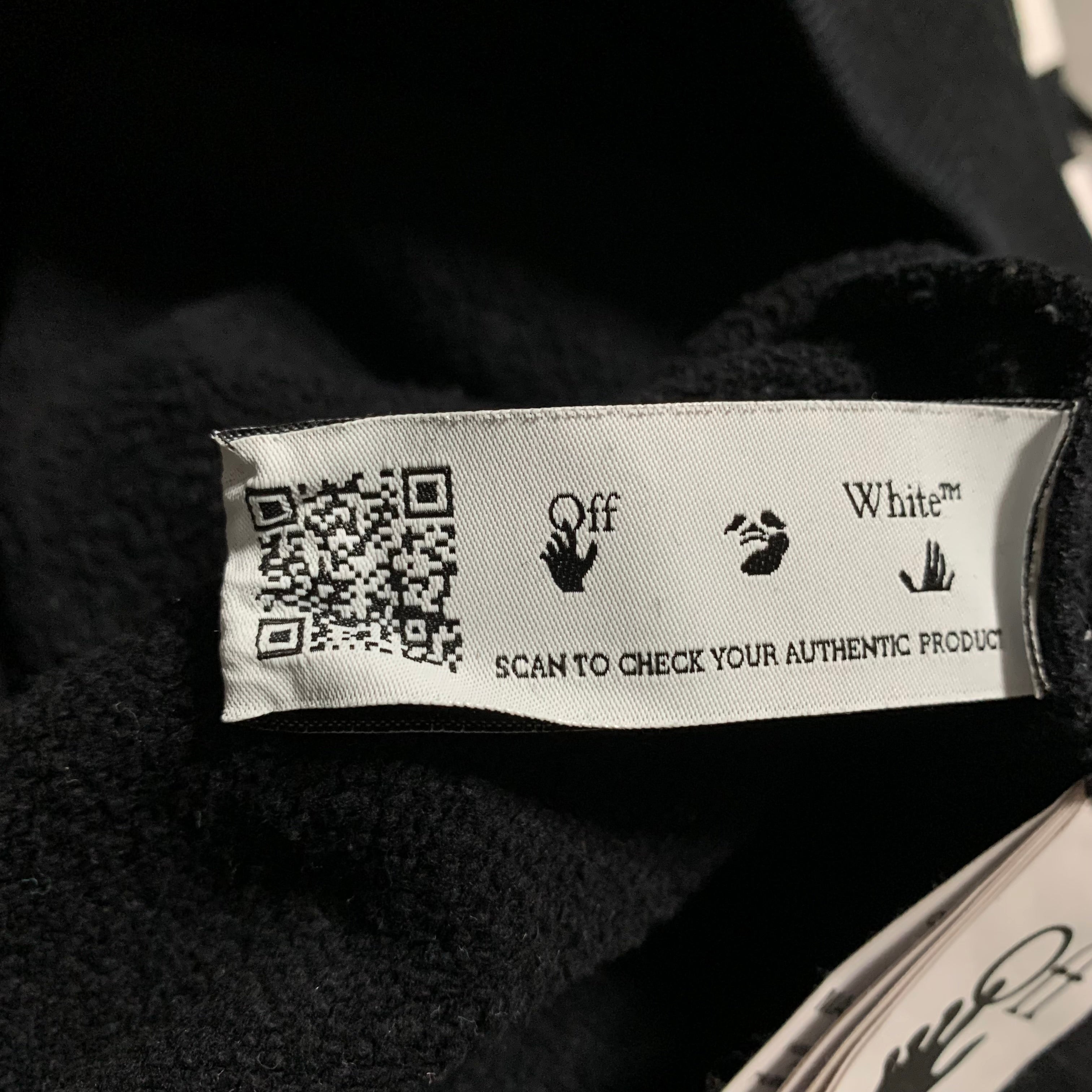 Off White Small Caravaggio Painting Black Hoodie Virgil Abloh
