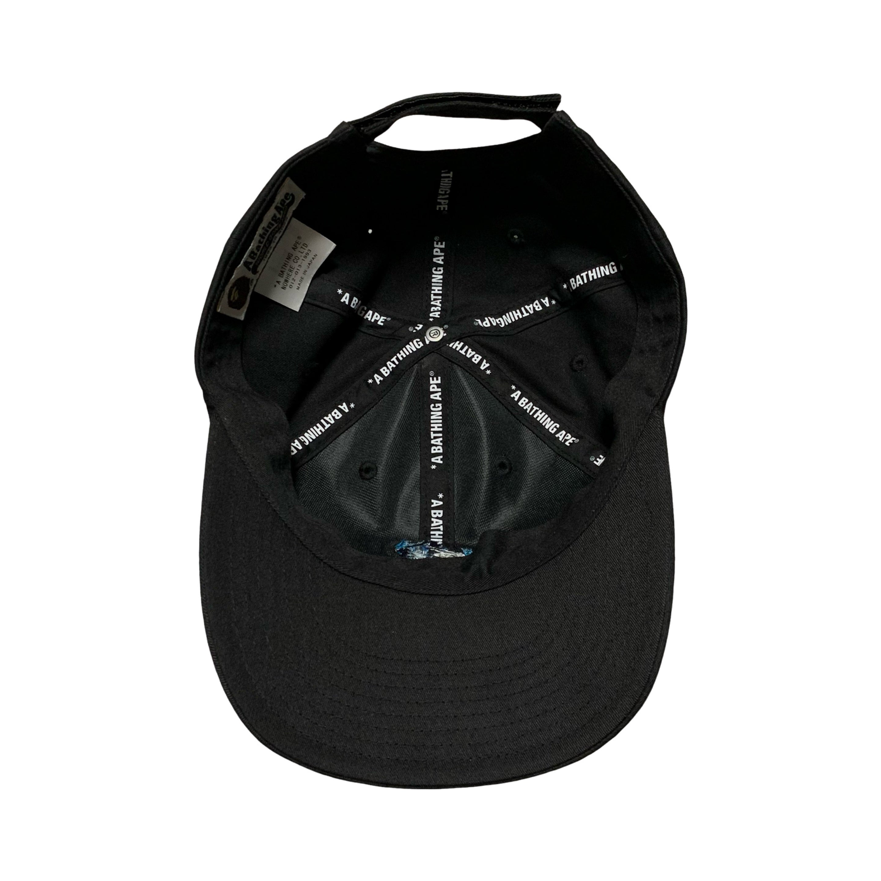 Bape Cap Blue ABC Camo Black Hat A Bathing Ape