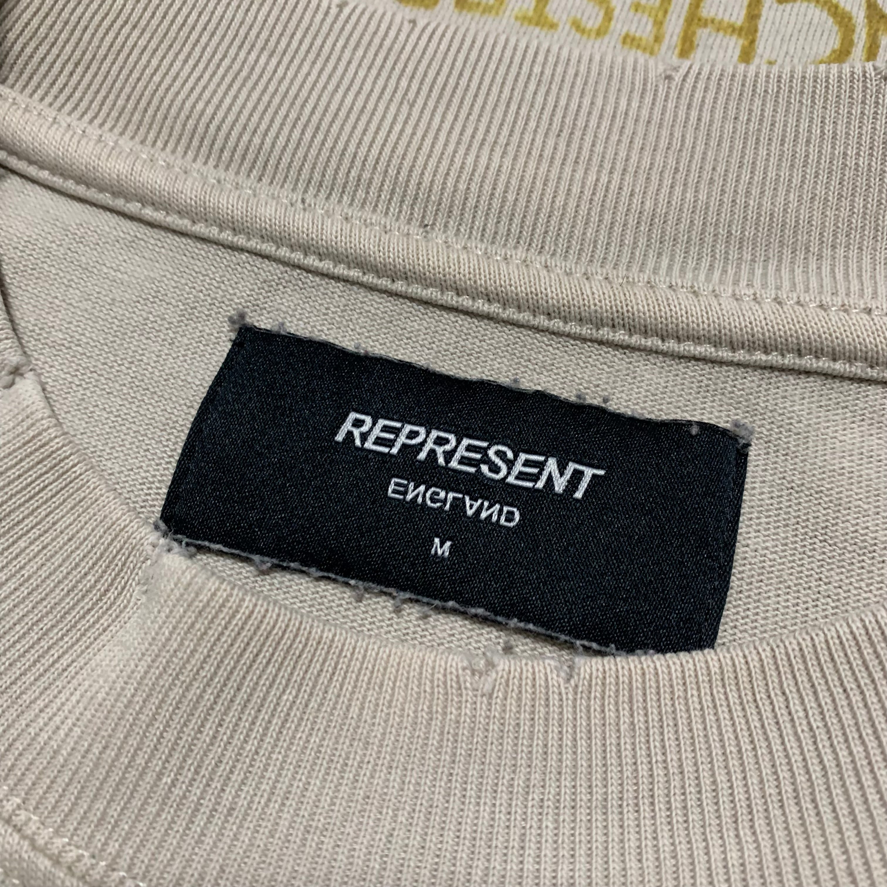 Represent Medium Rep N Resent Vintage White Tee