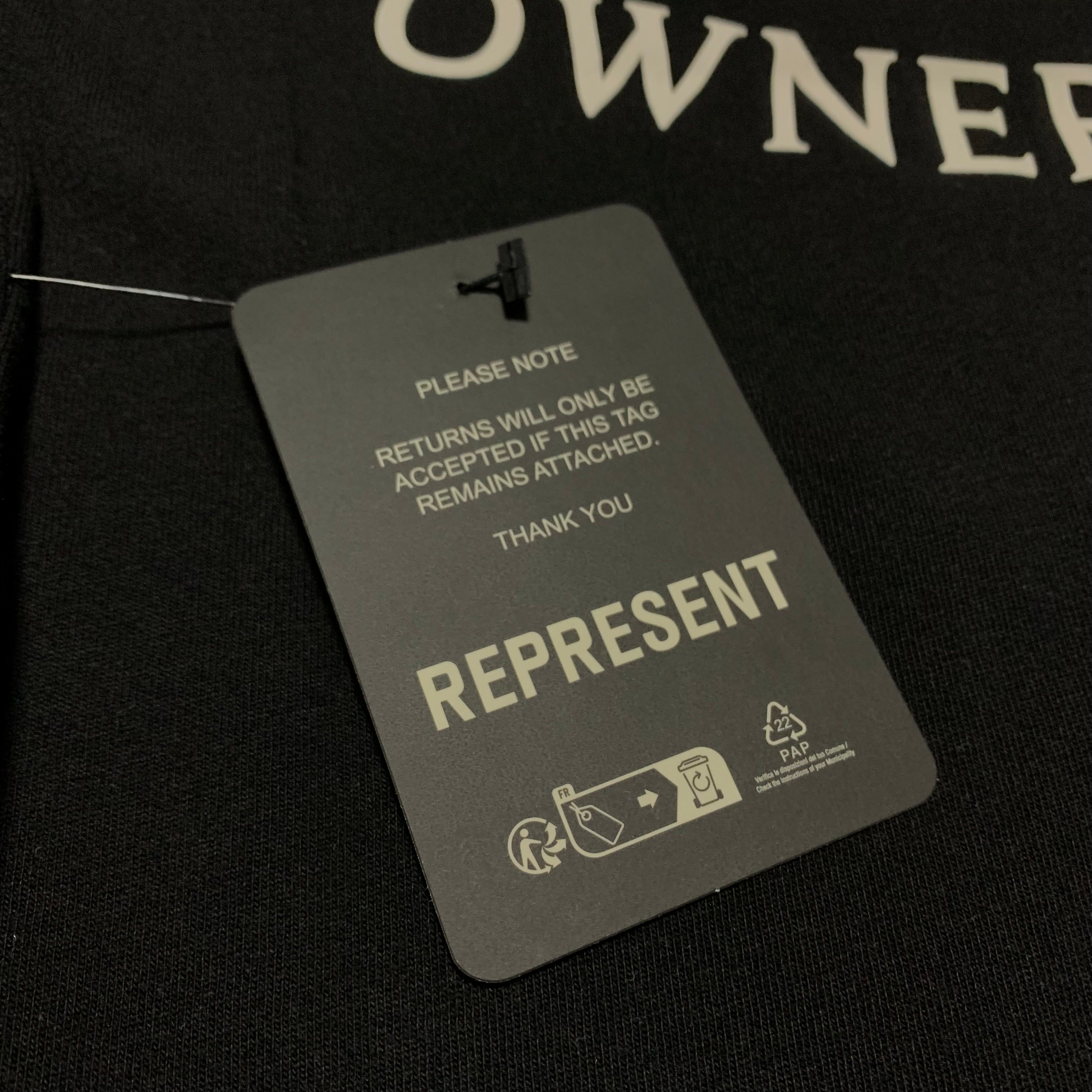 Represent XS Owners Club Stamp Jet Black Tee