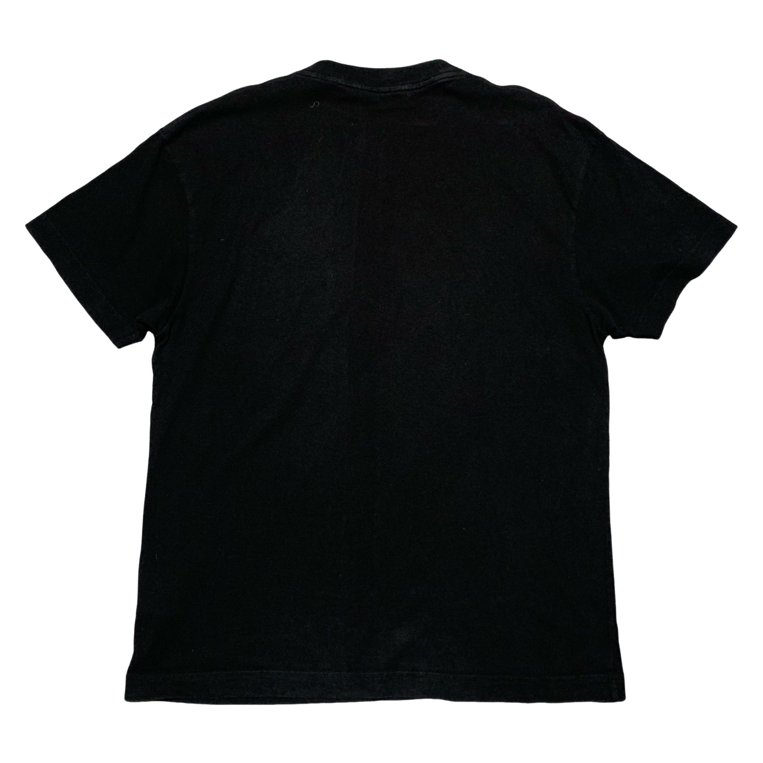 Palm Angels Large Dubai Sprayed Heart Black Tee