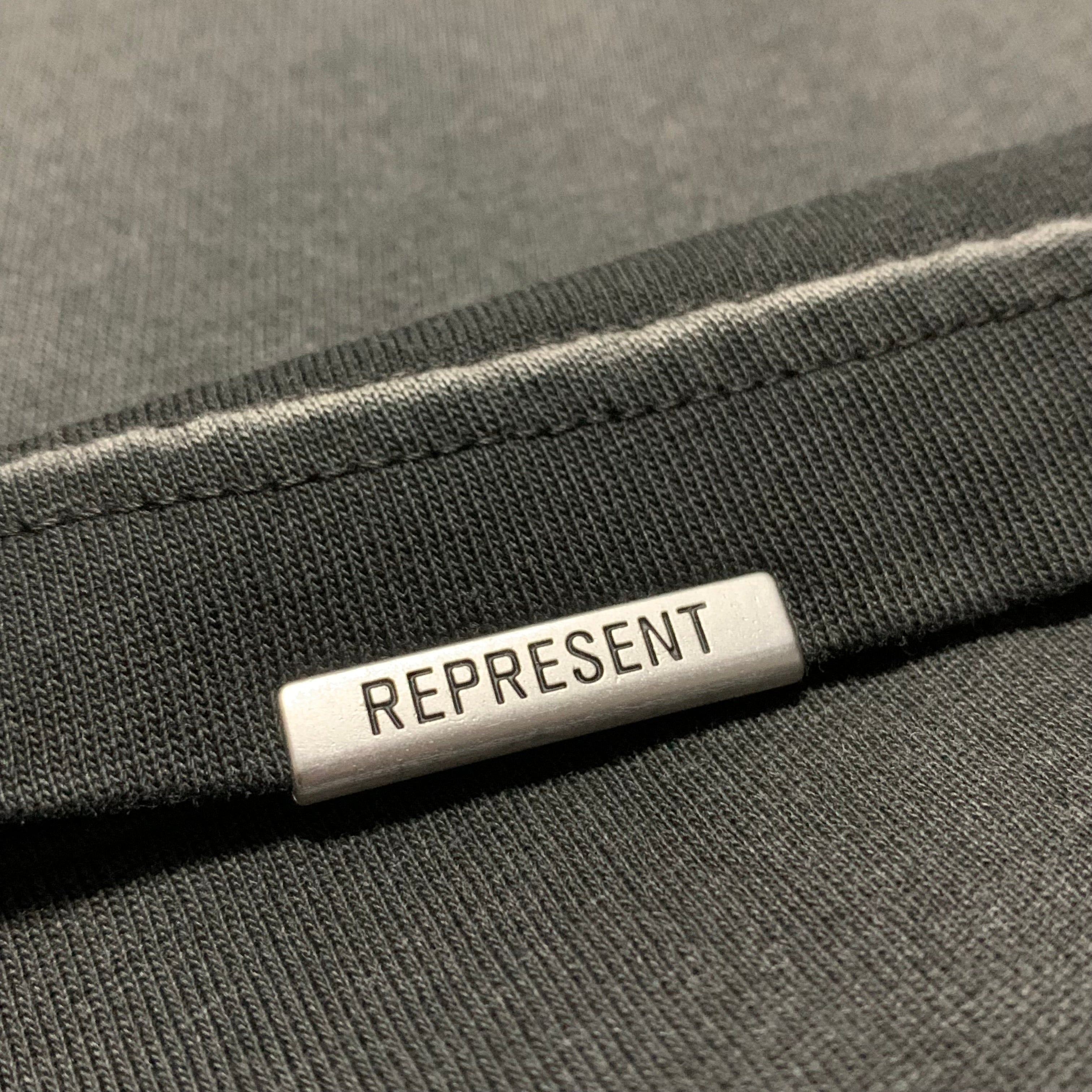 Represent Oasis Small Owners Club Stained Black Tee