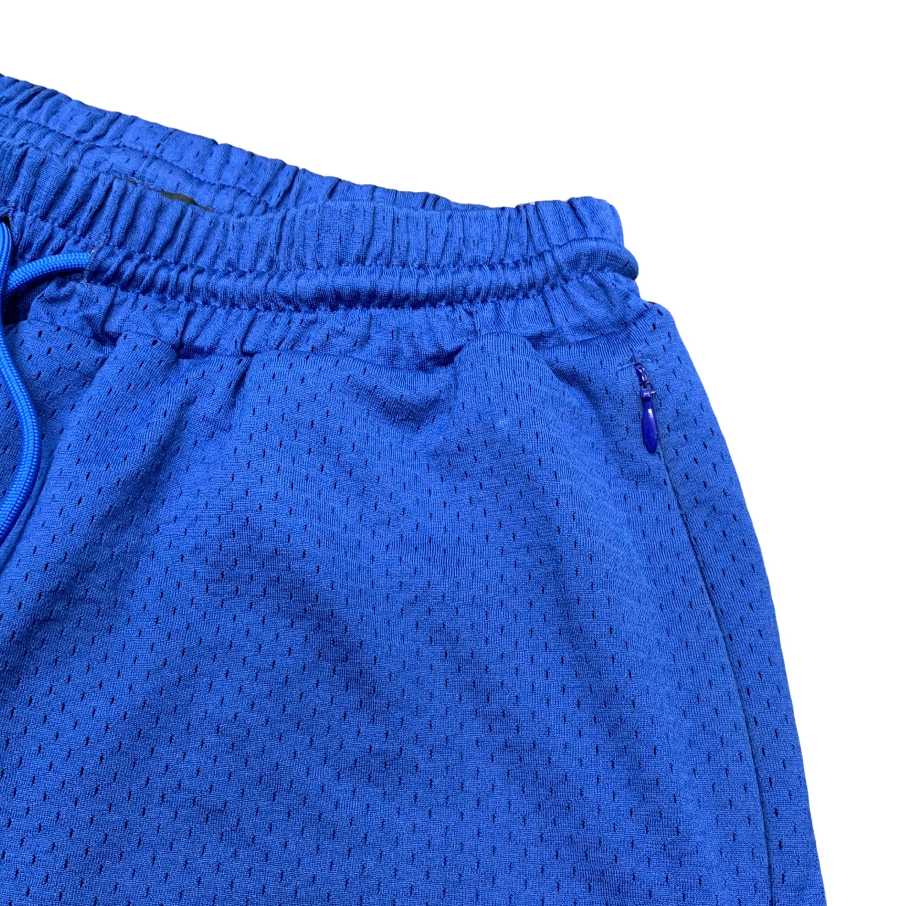 Represent Small Shorts Owners Club Blue Mesh Zip Shorts