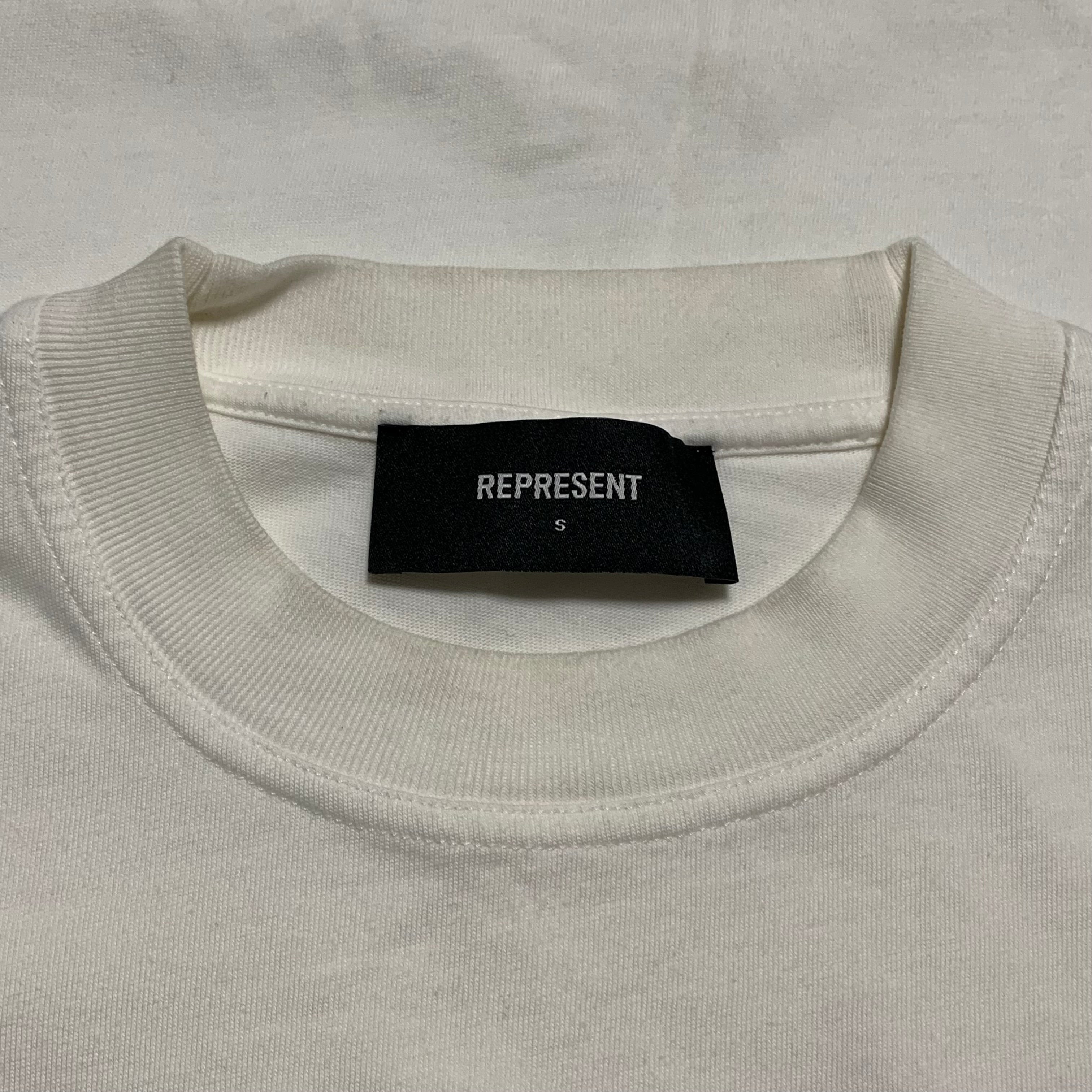 Represent Small Resorts Flat White Tee
