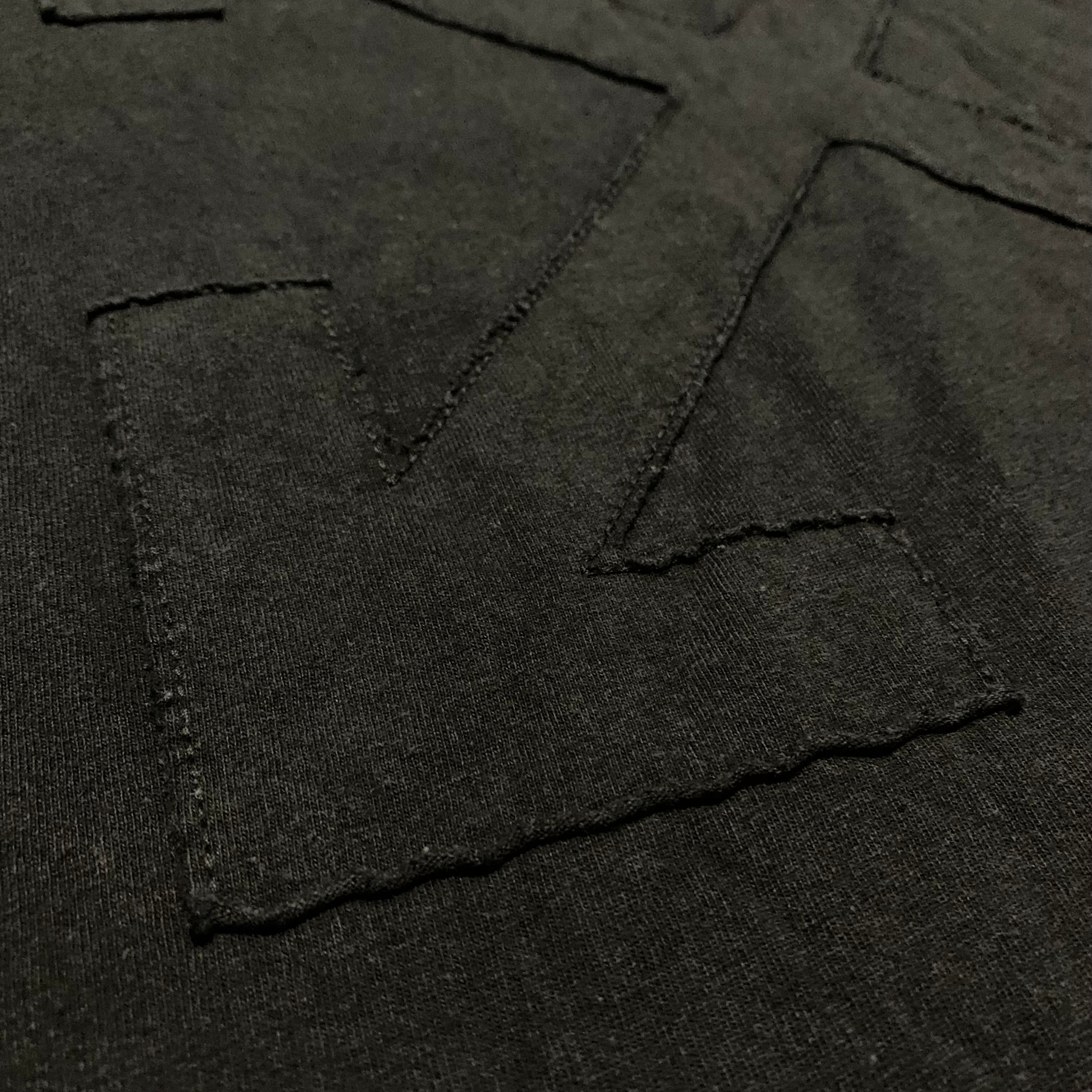 Off White Medium Arrows Graphic Black Tee Virgil Abloh