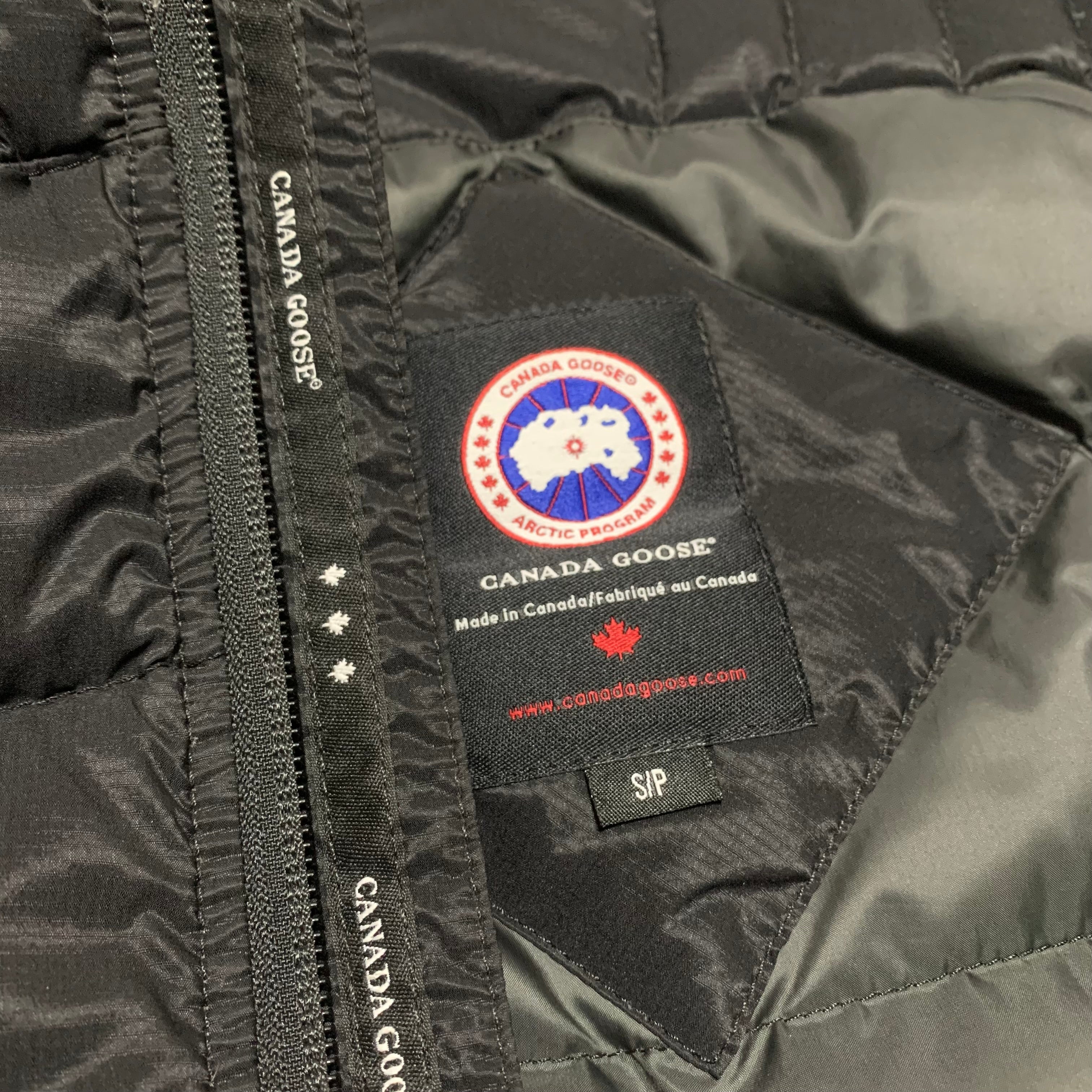 Canada Goose Small Puffer Jacket Black Brookvale Hooded Jacket