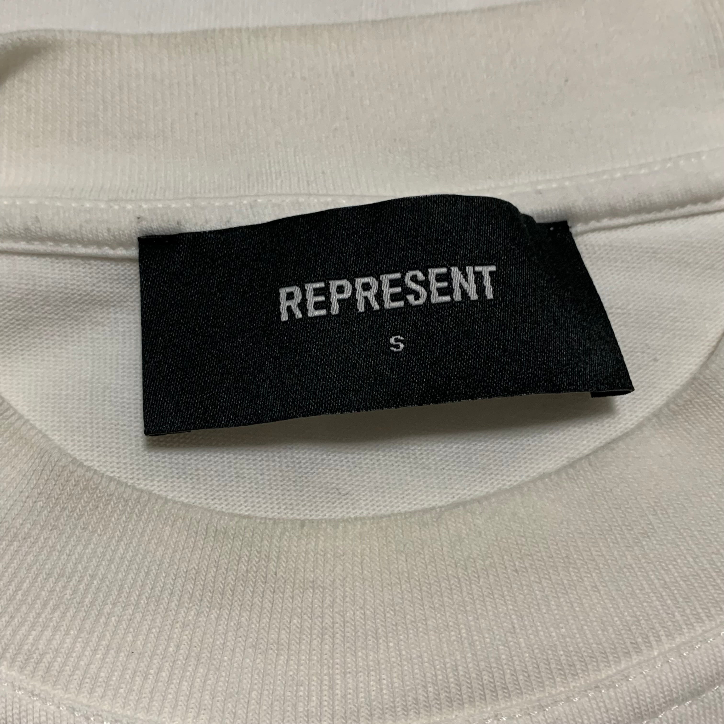Represent Small Resorts Flat White Tee