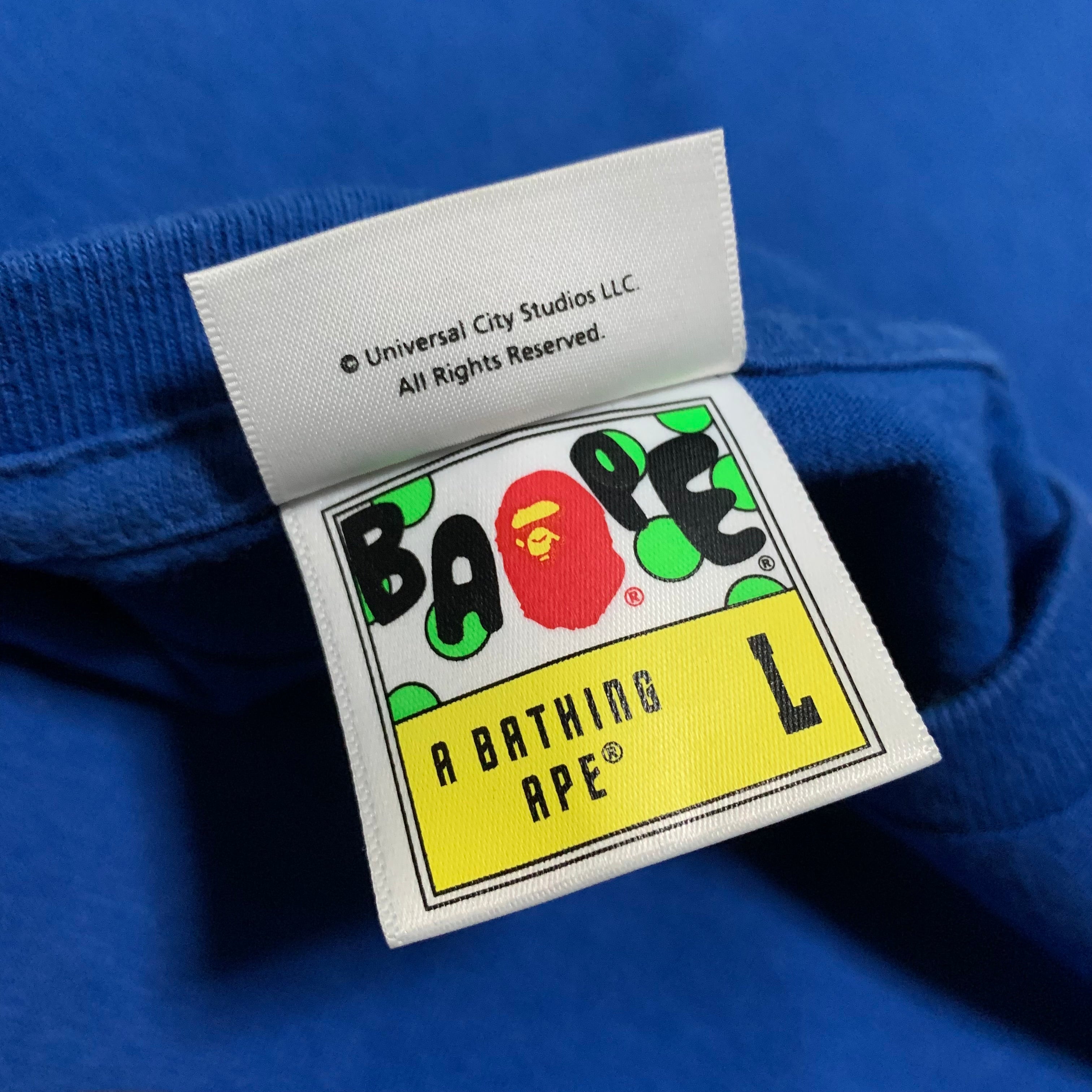 Bape Large Minions Baby Milo Blue Tee A Bathing Ape