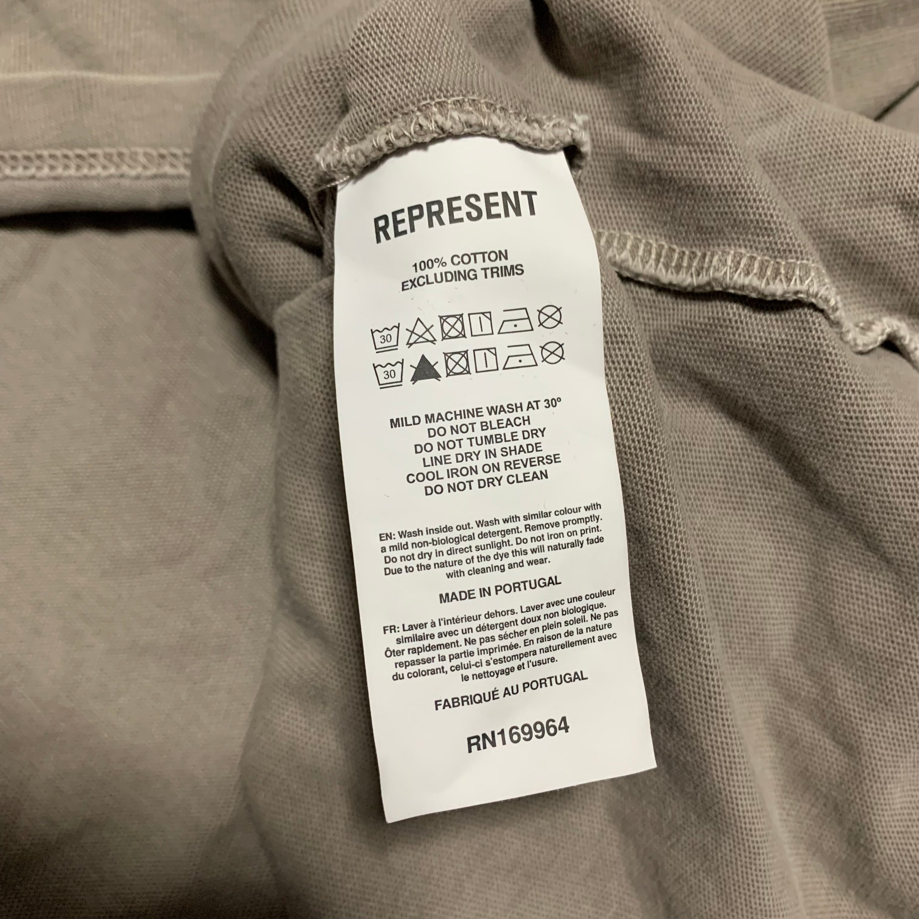 Represent XL Archangel St Micheal Beige Tee